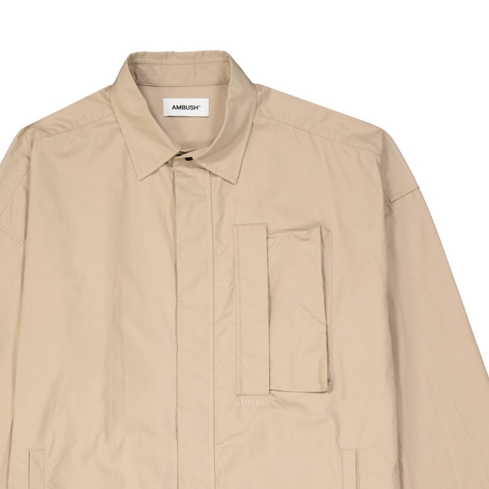 Ambush Beige Cotton Men's Coat - Ambush - Modalova