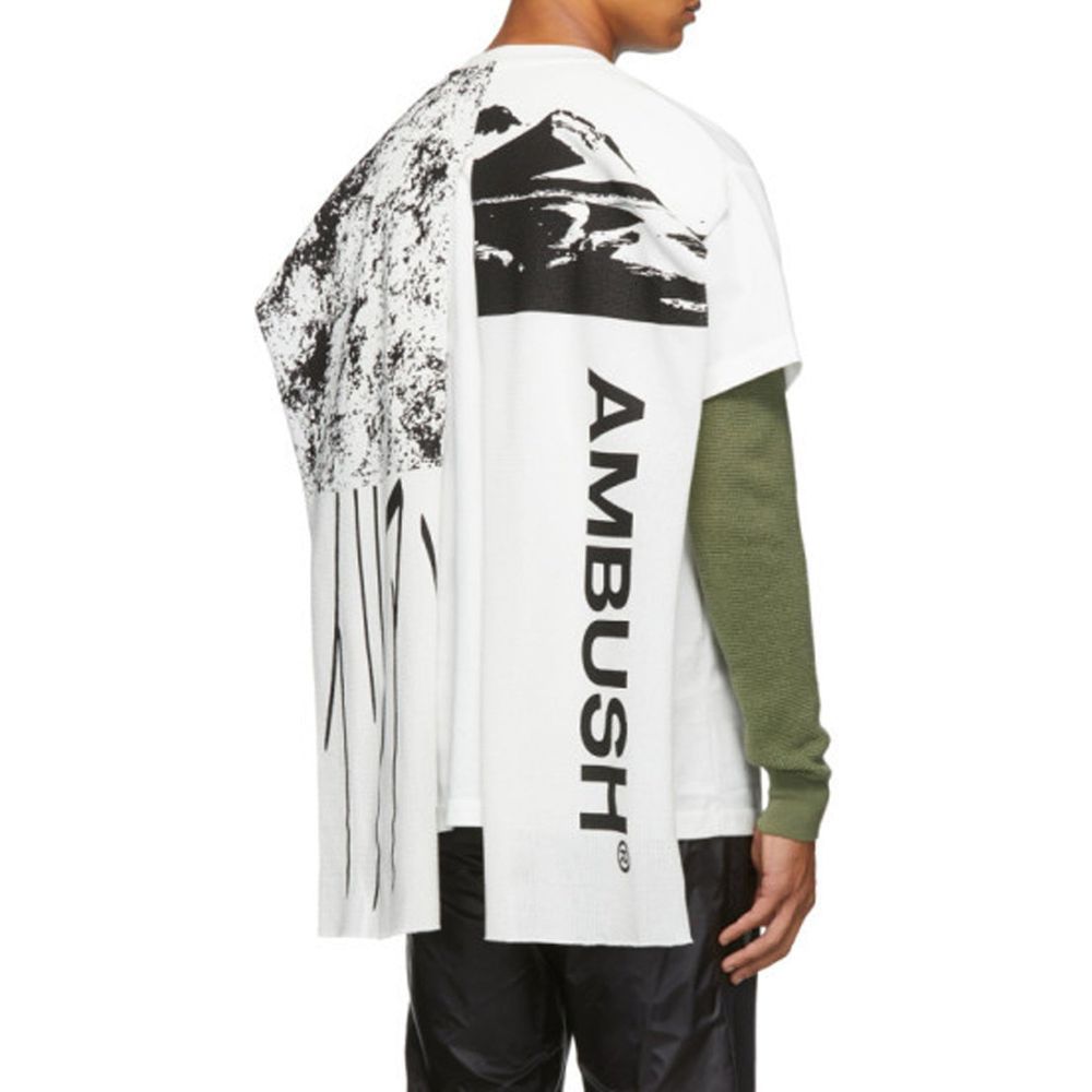 Ambush White Cotton Men's T-Shirt - Ambush - Modalova