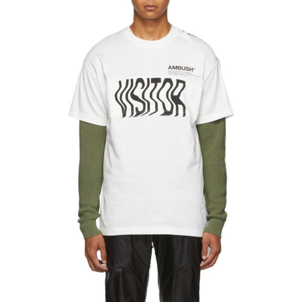 Ambush White Cotton Men's T-Shirt - Ambush - Modalova