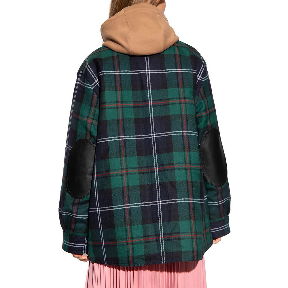 Wool Pattern Women's Shirt - Burberry - Modalova