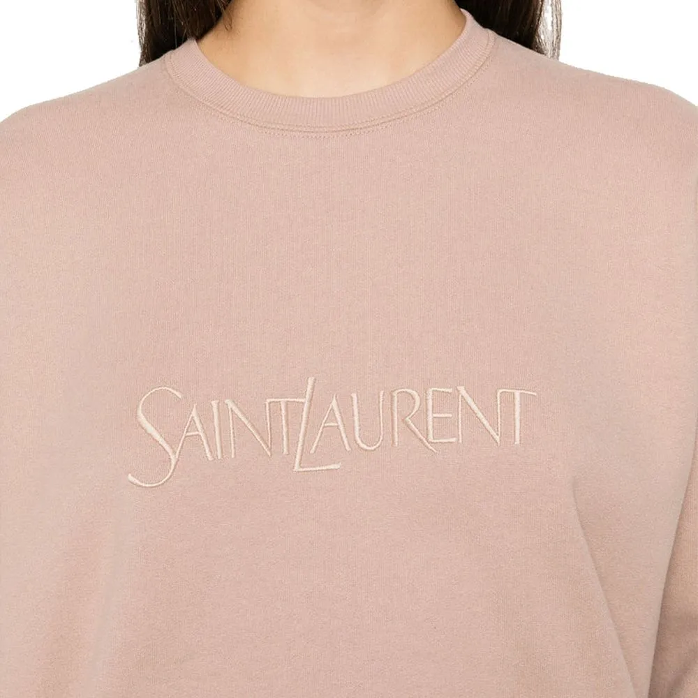 Cotton Women's Sweatshirt - Saint Laurent - Modalova