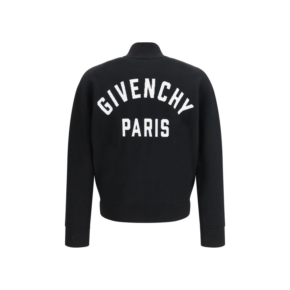 Givenchy Black Wool Men's Cardigan - Givenchy - Modalova