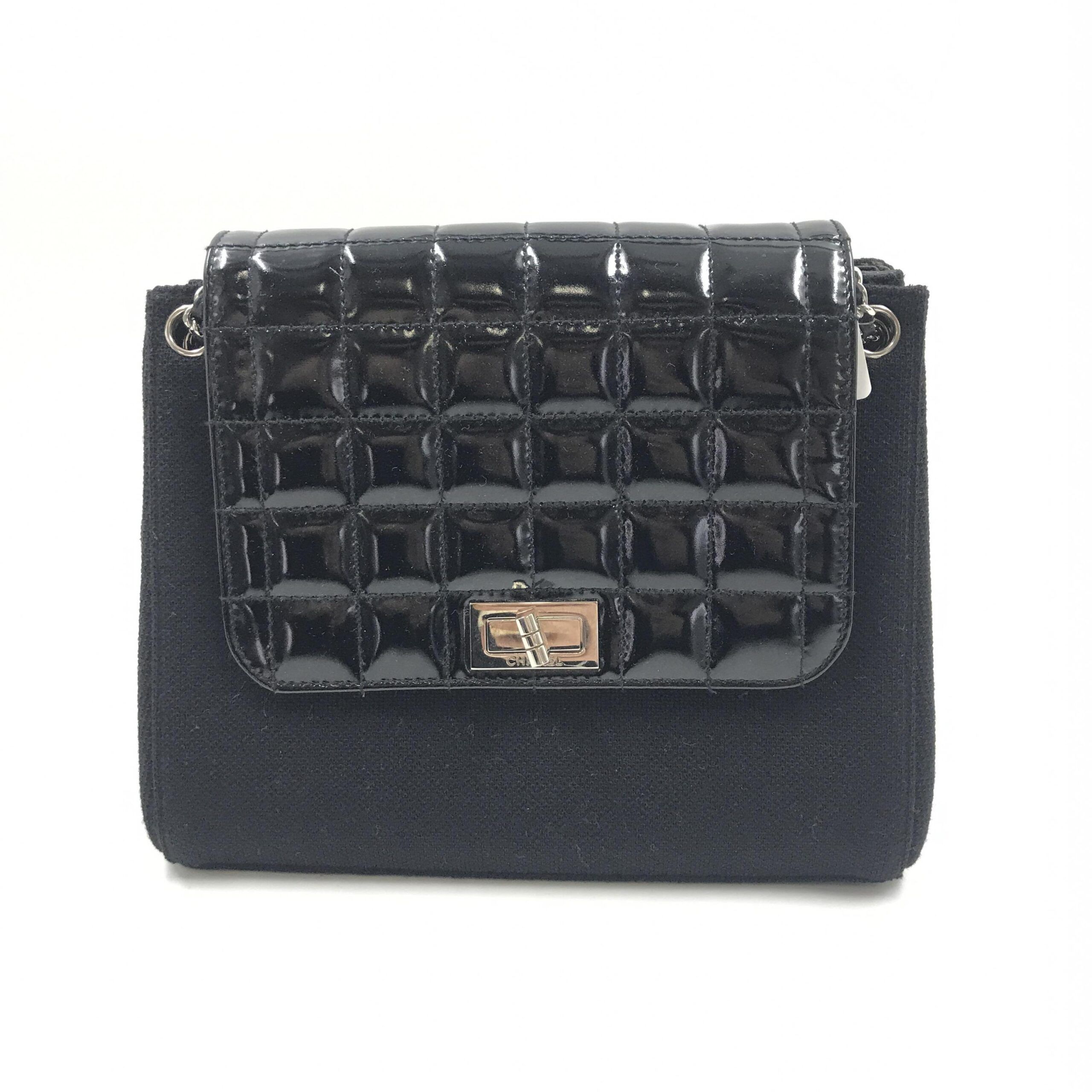 Chocolate Bar Patent Leather Shoulder Women's Bag (Pre-Owned) - Chanel - Modalova