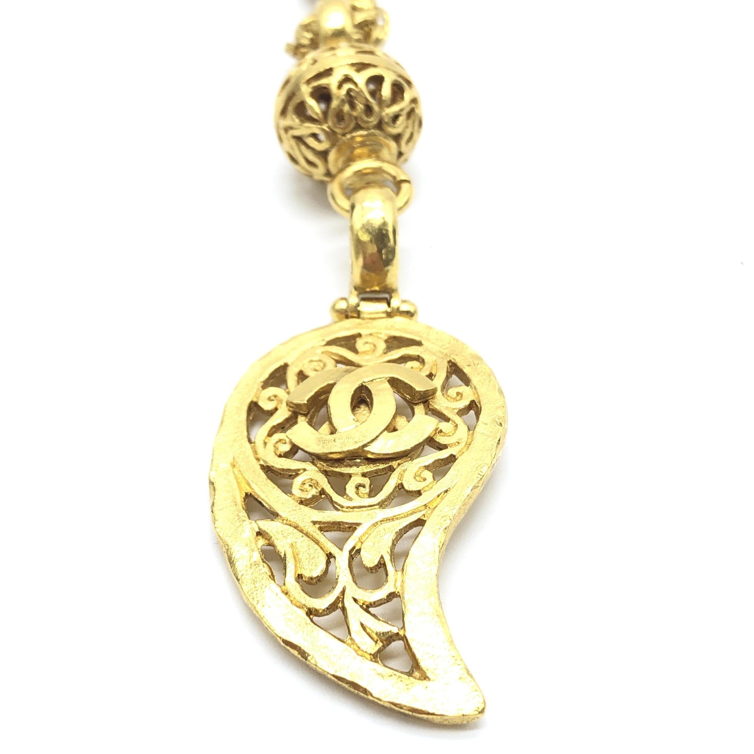 Plated Coco Mark Women's Necklace (Pre-Owned) - Chanel - Modalova