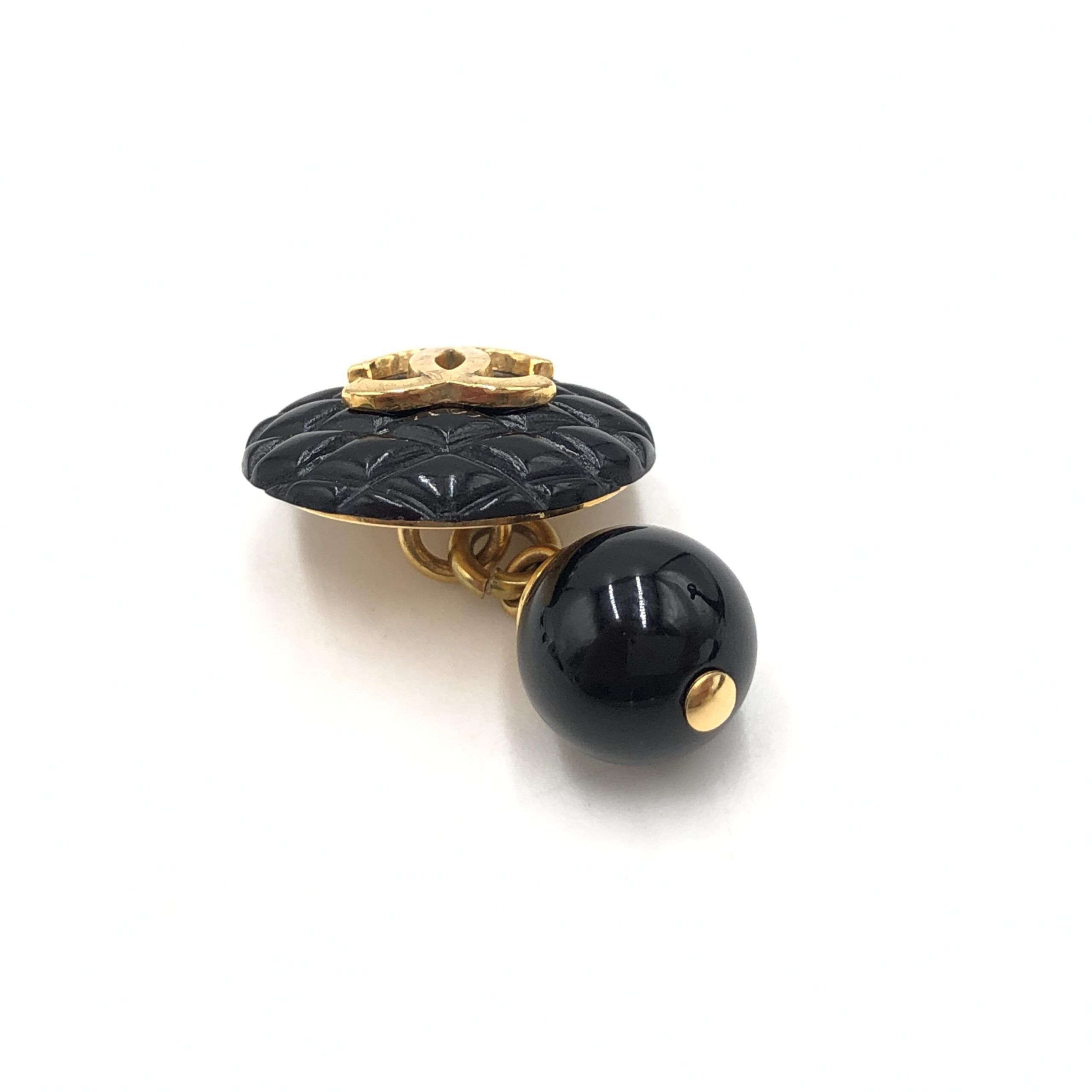 Matelasse Coco Mark Plastic Women's Cufflinks (Pre-Owned) - Chanel - Modalova