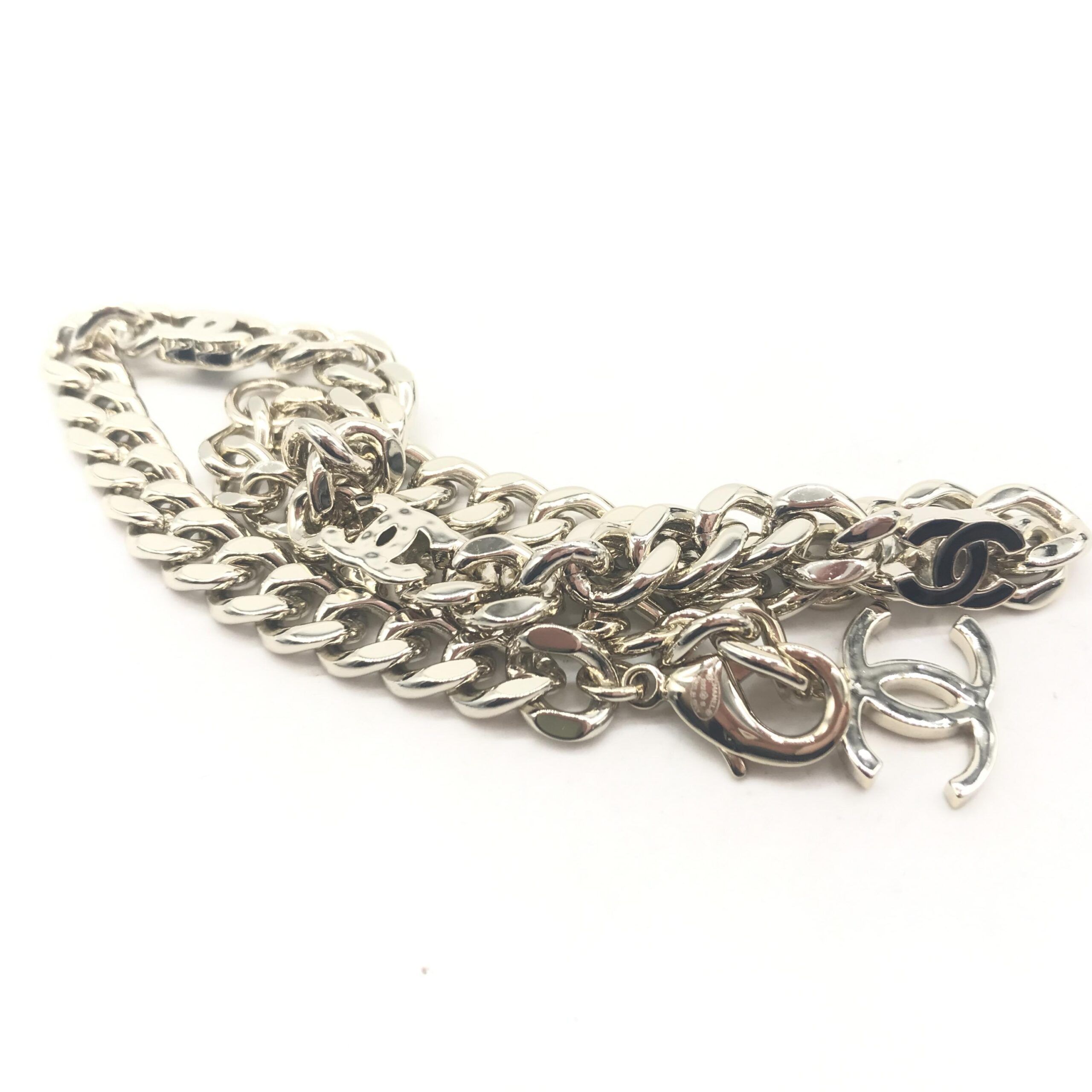 Tone Curb Chain Link Women's Necklace (Pre-Owned) - Chanel - Modalova