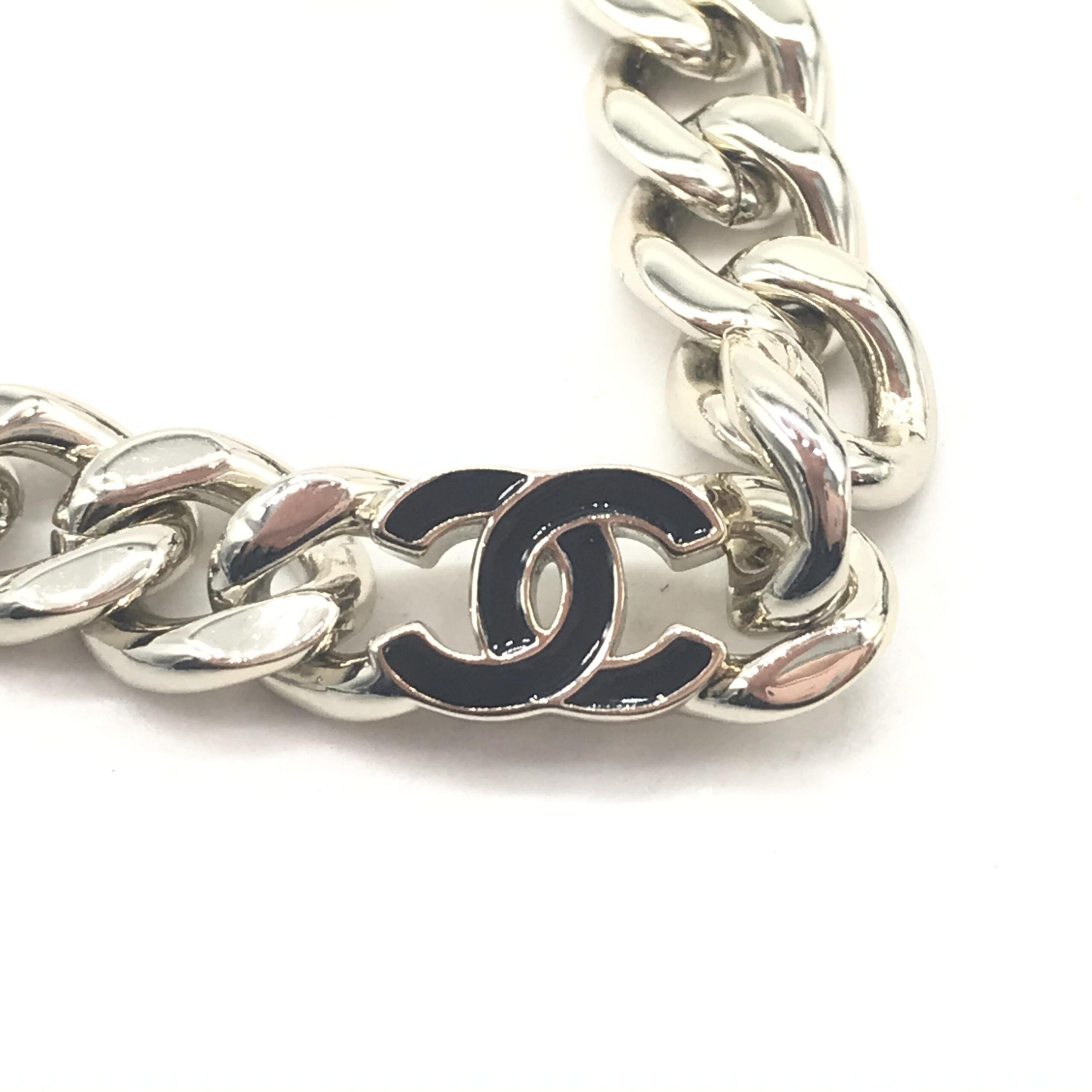 Tone Curb Chain Link Women's Necklace (Pre-Owned) - Chanel - Modalova