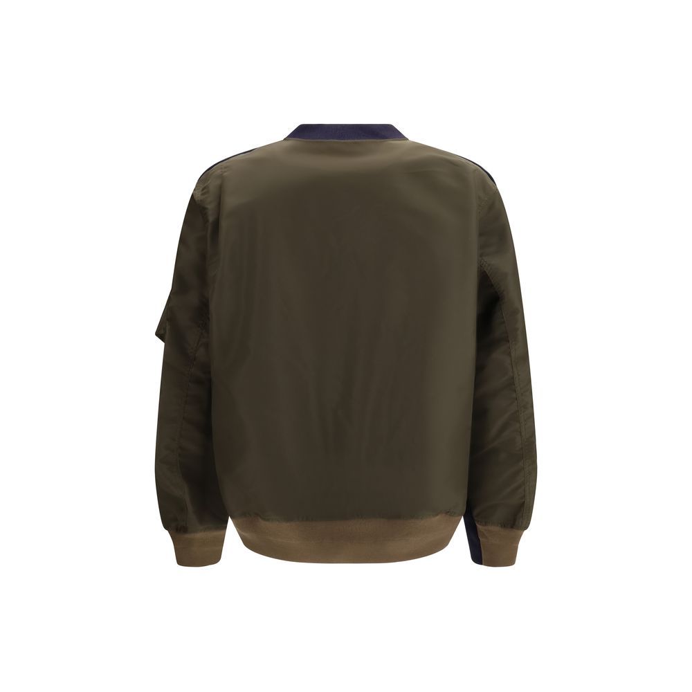 Sacai Blue Cotton Men's Sweatshirt - Sacai - Modalova