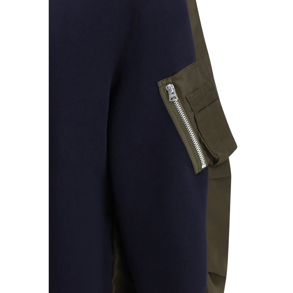 Sacai Blue Cotton Men's Sweatshirt - Sacai - Modalova