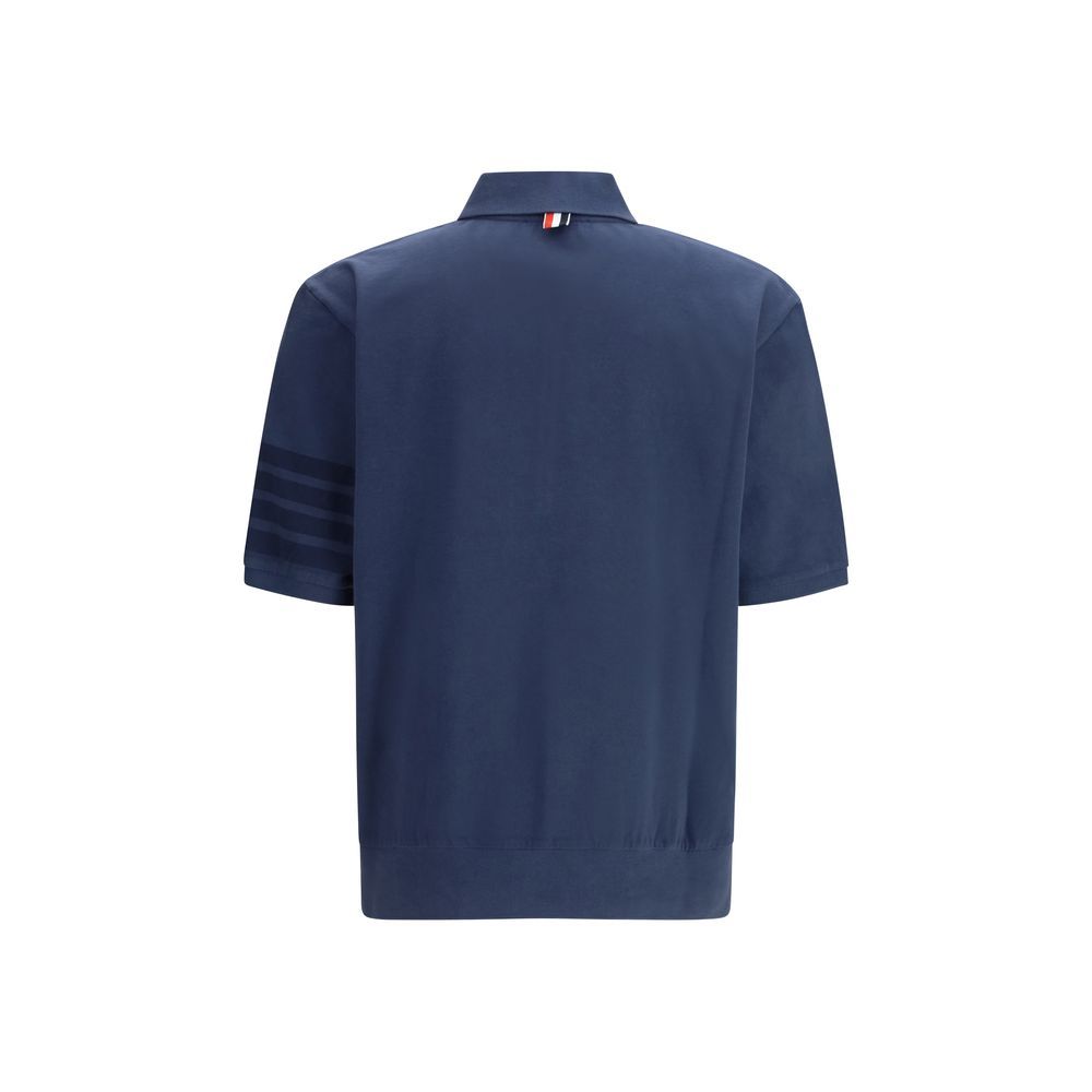 Cotton Polo Men's Shirt - Thom Browne - Modalova