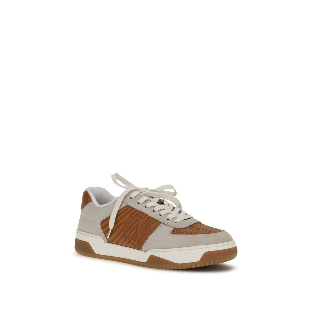 Calf Leather Bos Taurus Athletic Men's Sneakers - Valentino Garavani - Modalova