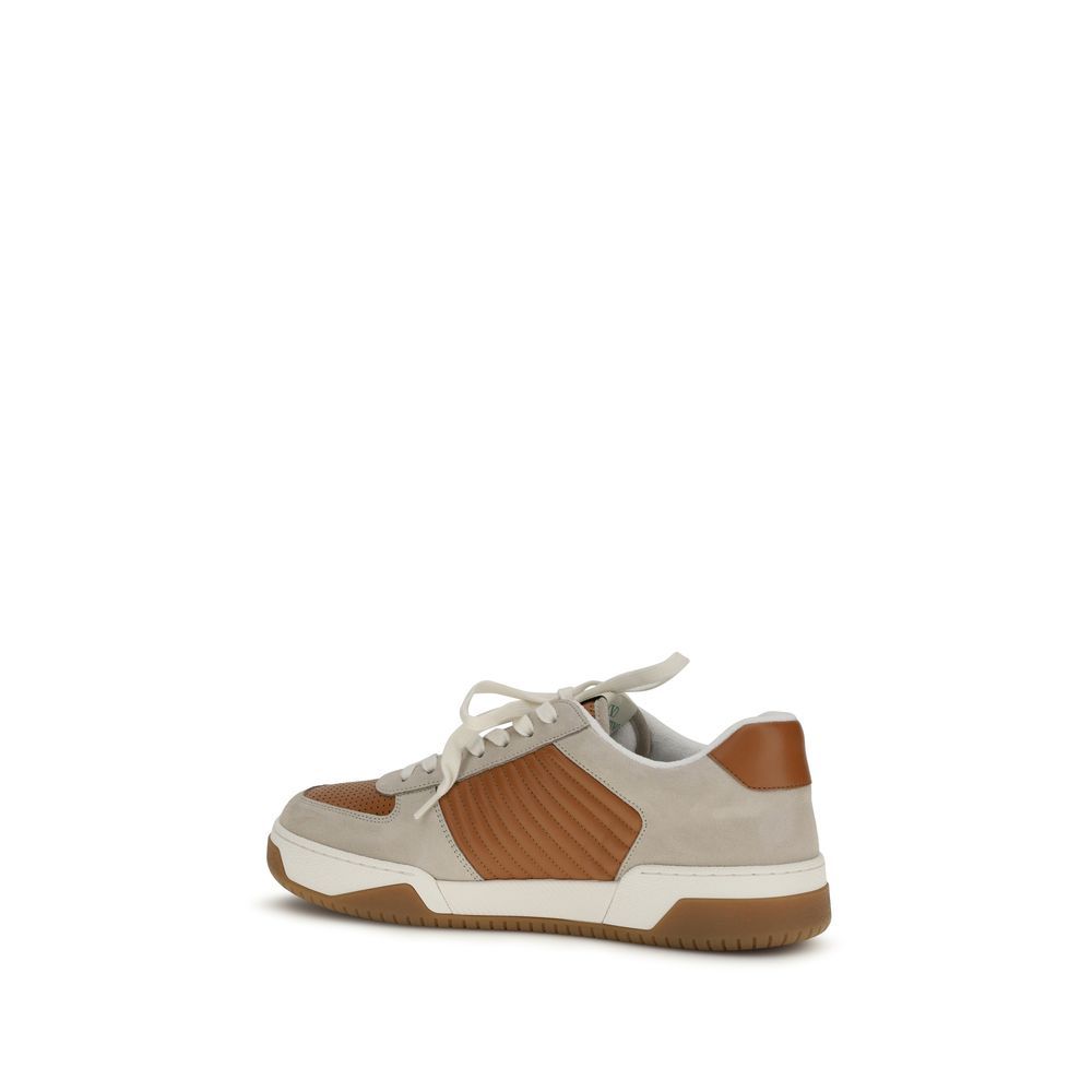 Calf Leather Bos Taurus Athletic Men's Sneakers - Valentino Garavani - Modalova