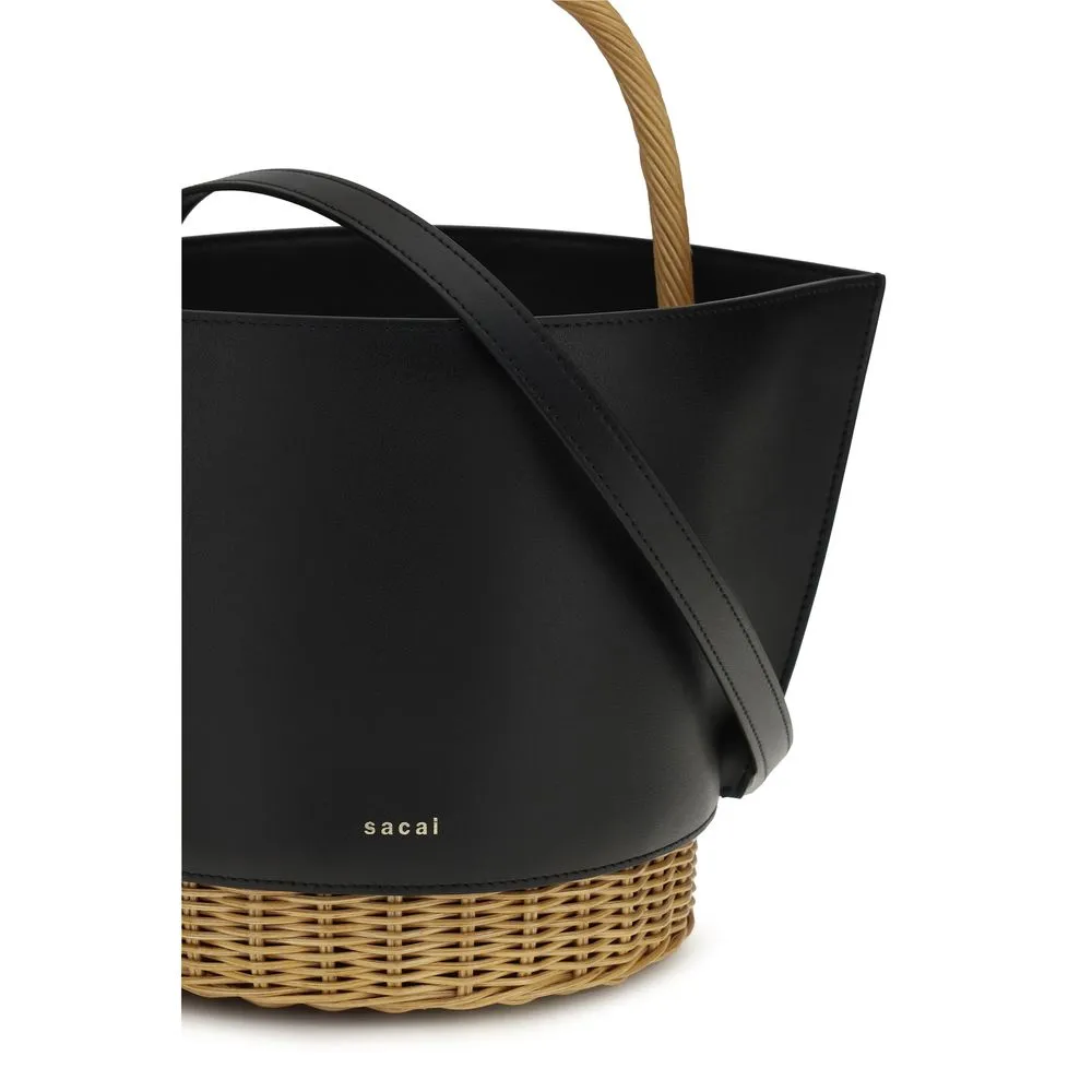 Calf Leather Bos Taurus Shoulder Women's Bag - Sacai - Modalova