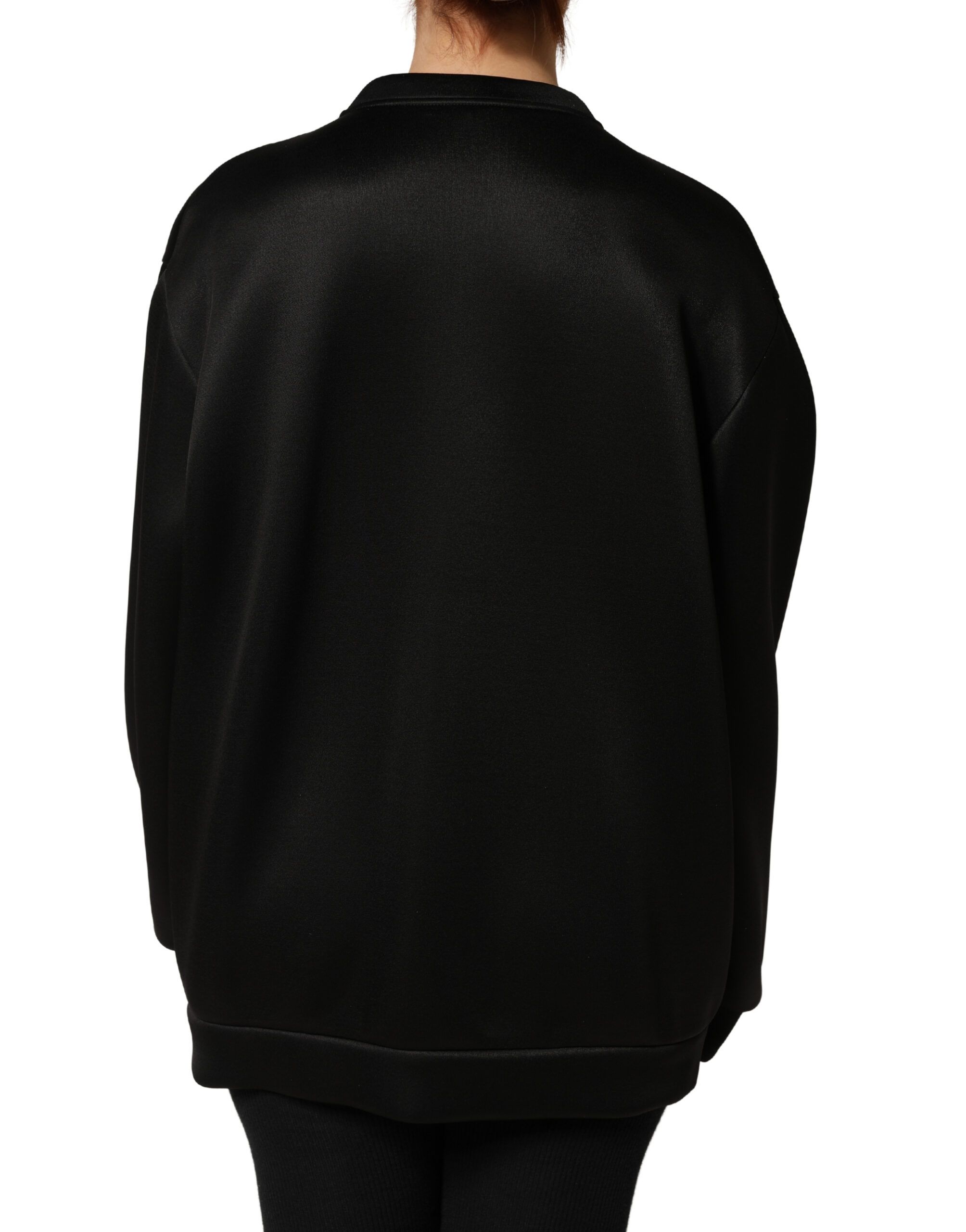 Embellished Logo Crystal Sweatshirt Women's Top (Pre-Owned) - Dolce & Gabbana - Modalova