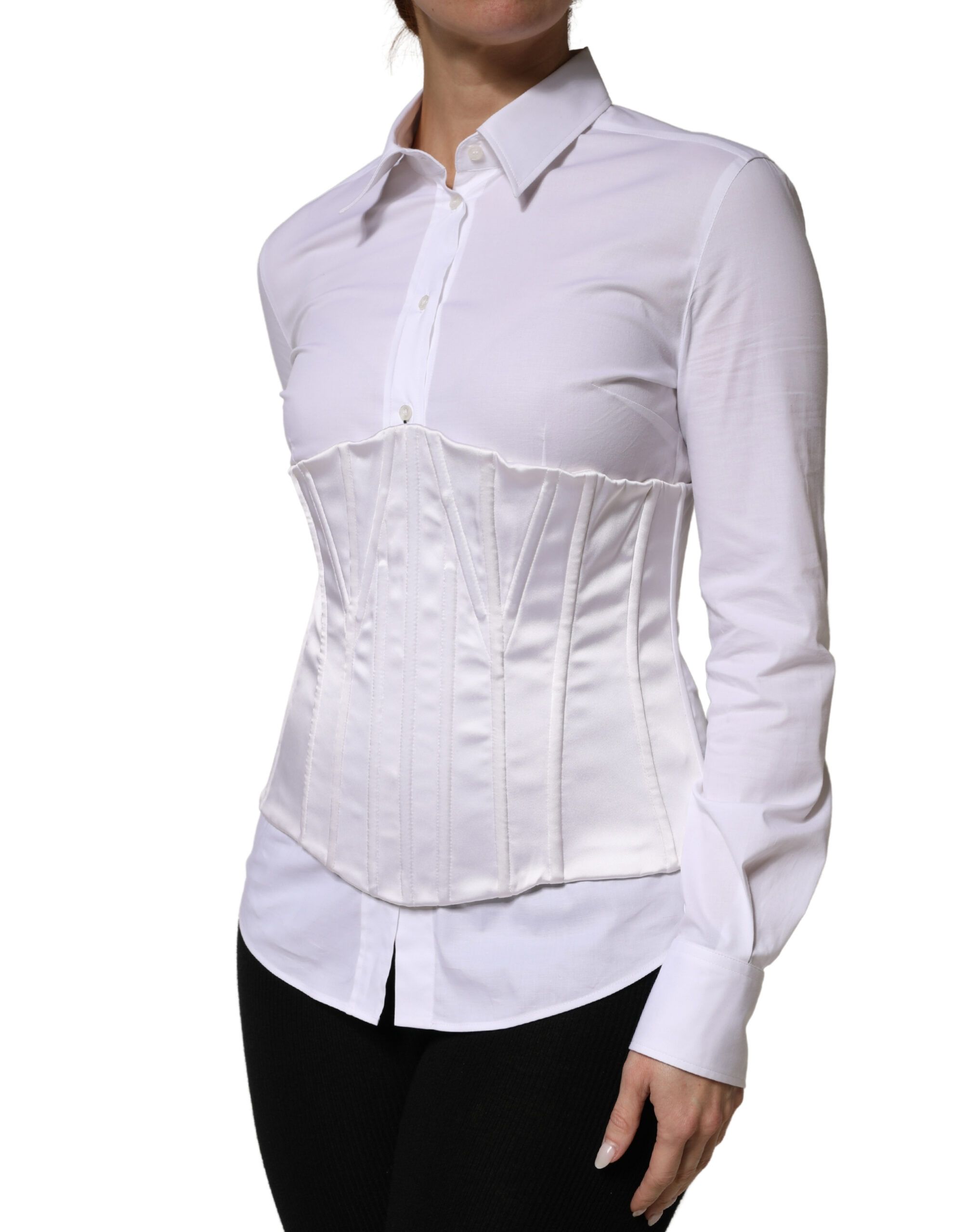 Polyamide Waist Cincher Bustier Corset Women's Top - Dolce & Gabbana - Modalova