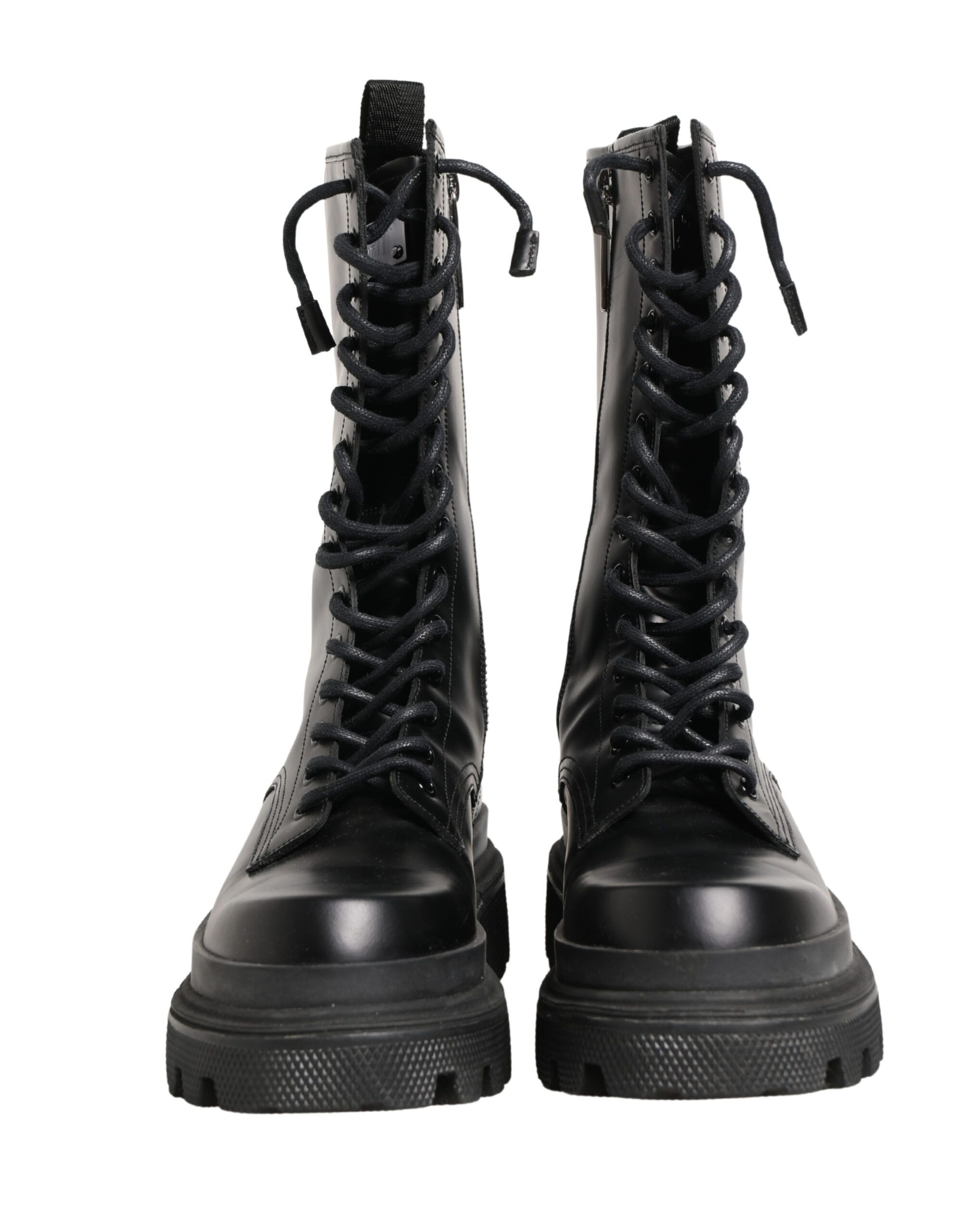Leather Trek Sole Combat Boots Men's Shoes - Dolce & Gabbana - Modalova