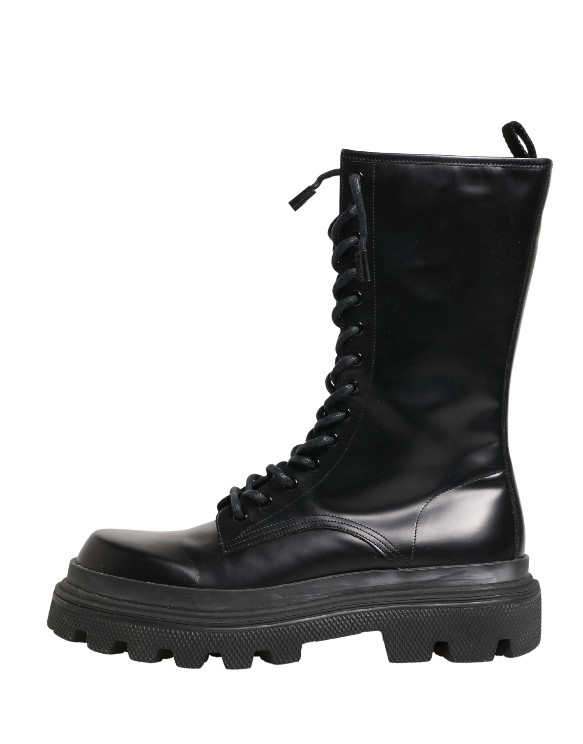 Leather Trek Sole Combat Boots Men's Shoes - Dolce & Gabbana - Modalova