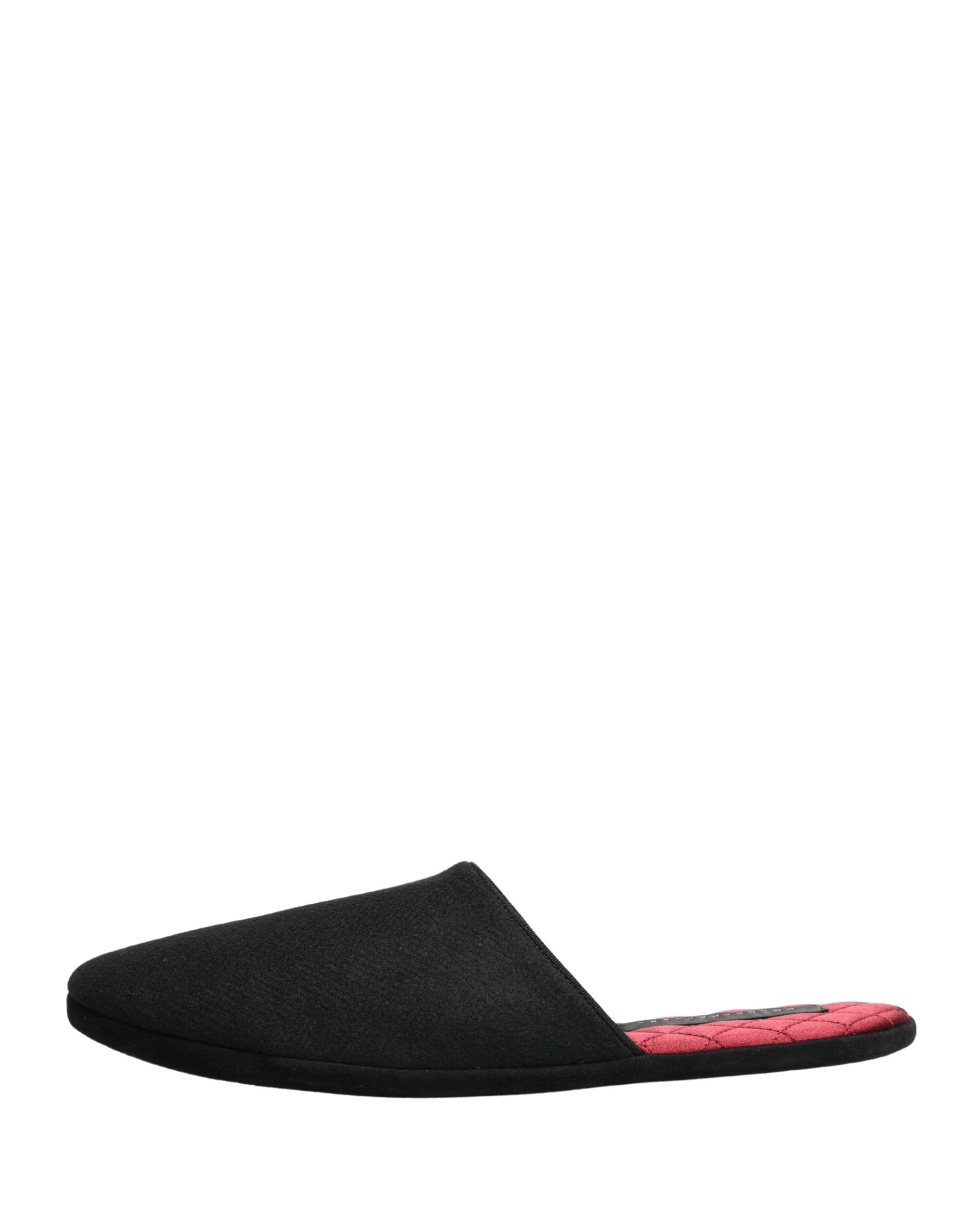 Wool Cashmere Red Quilted Slippers Men's Shoes - Dolce & Gabbana - Modalova