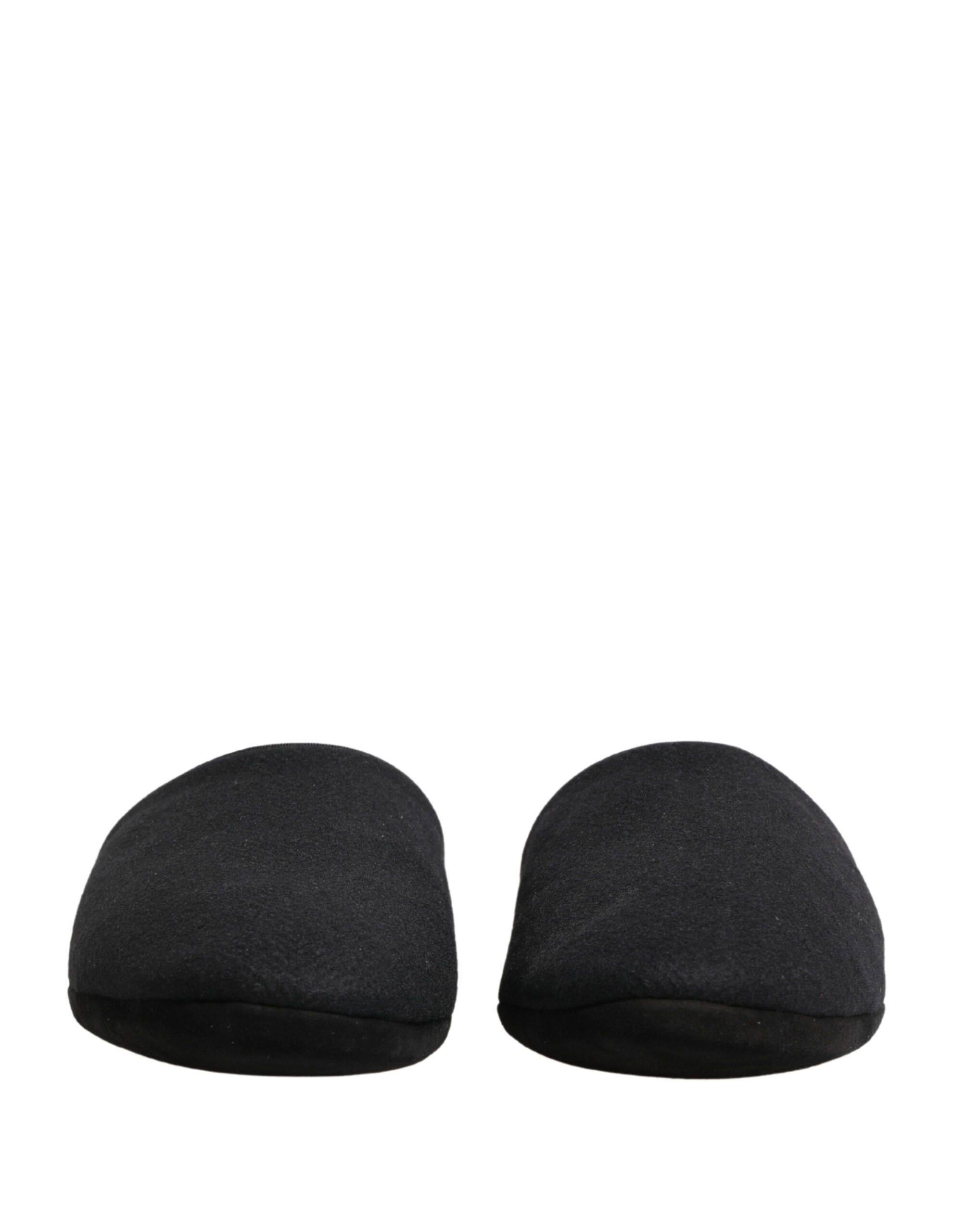 Wool Cashmere Red Quilted Slippers Men's Shoes - Dolce & Gabbana - Modalova