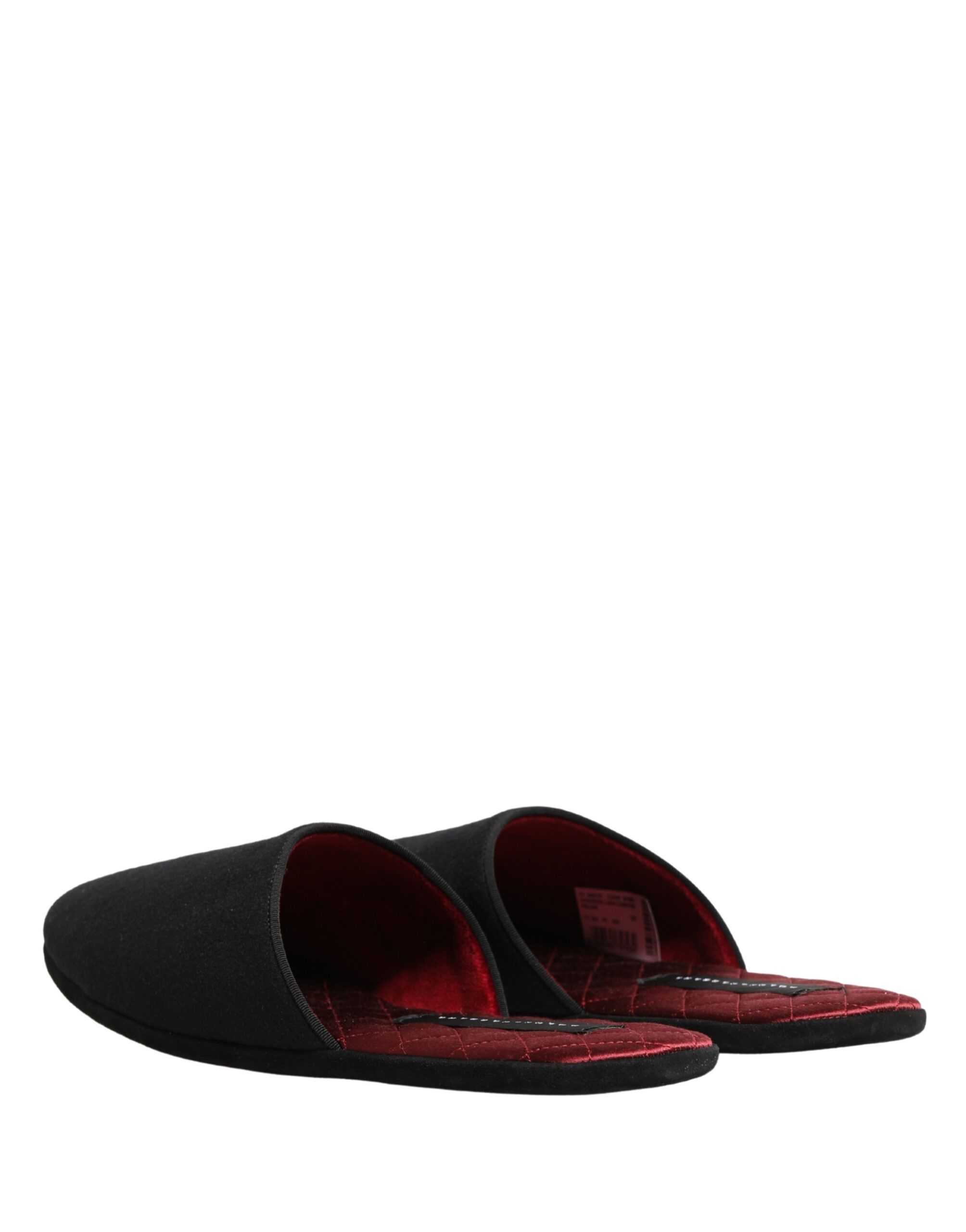 Wool Cashmere Red Quilted Slippers Men's Shoes - Dolce & Gabbana - Modalova