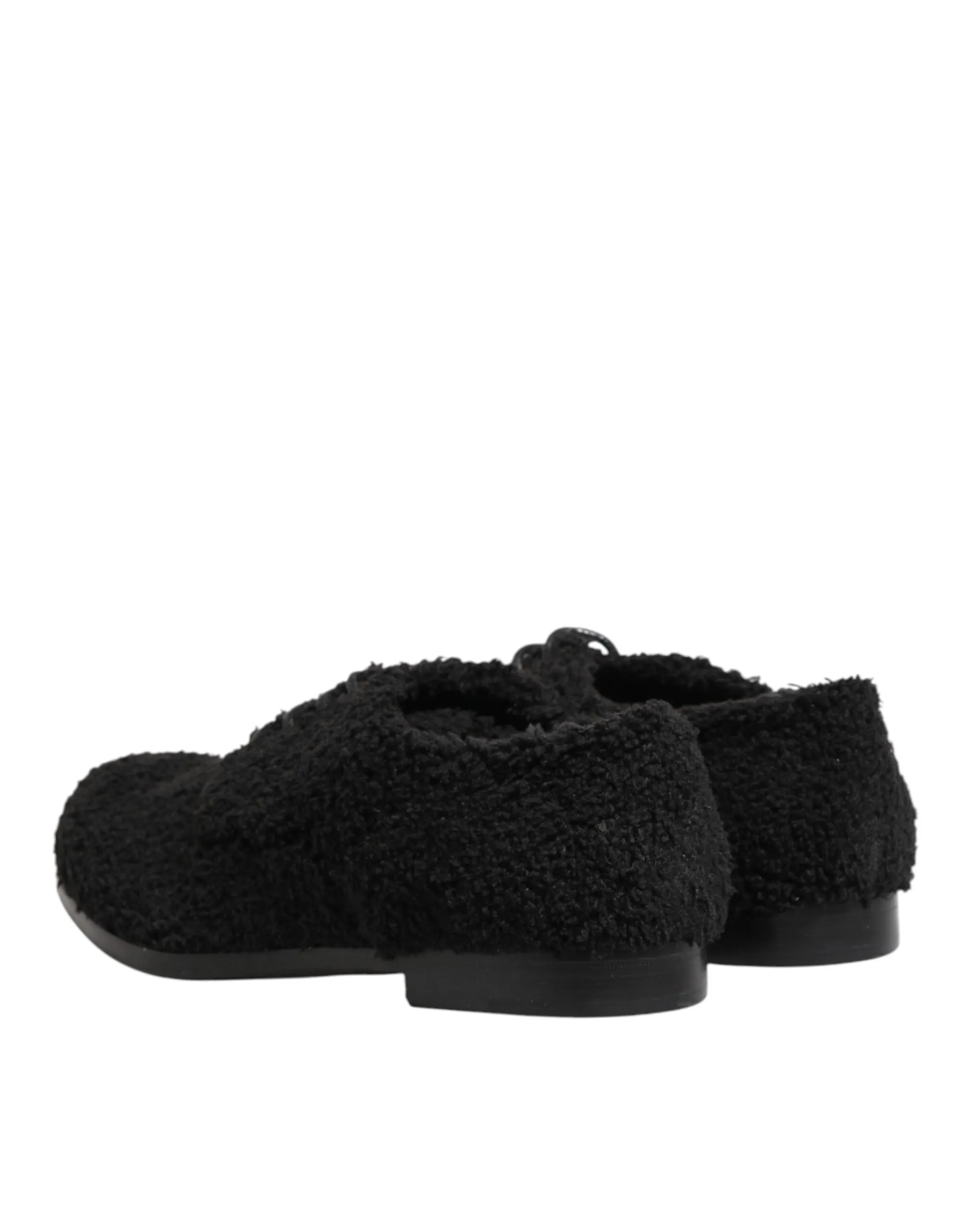 Men Riccio Shearling Dress Derby Men's Shoes - Dolce & Gabbana - Modalova