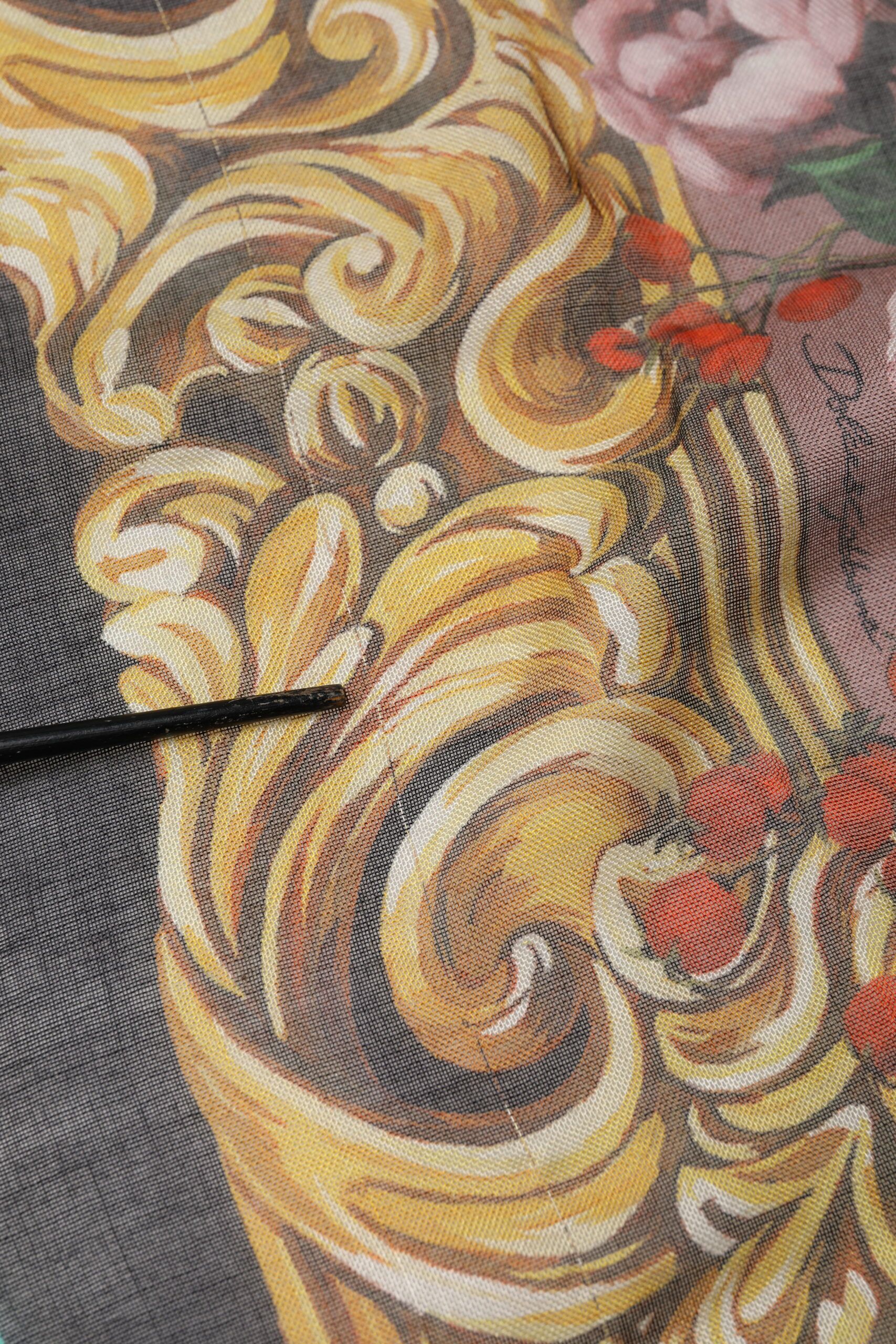 Floral Cashmere Square Stole 134cmx134cm Women's Scarf (Pre-Owned) - Dolce & Gabbana - Modalova