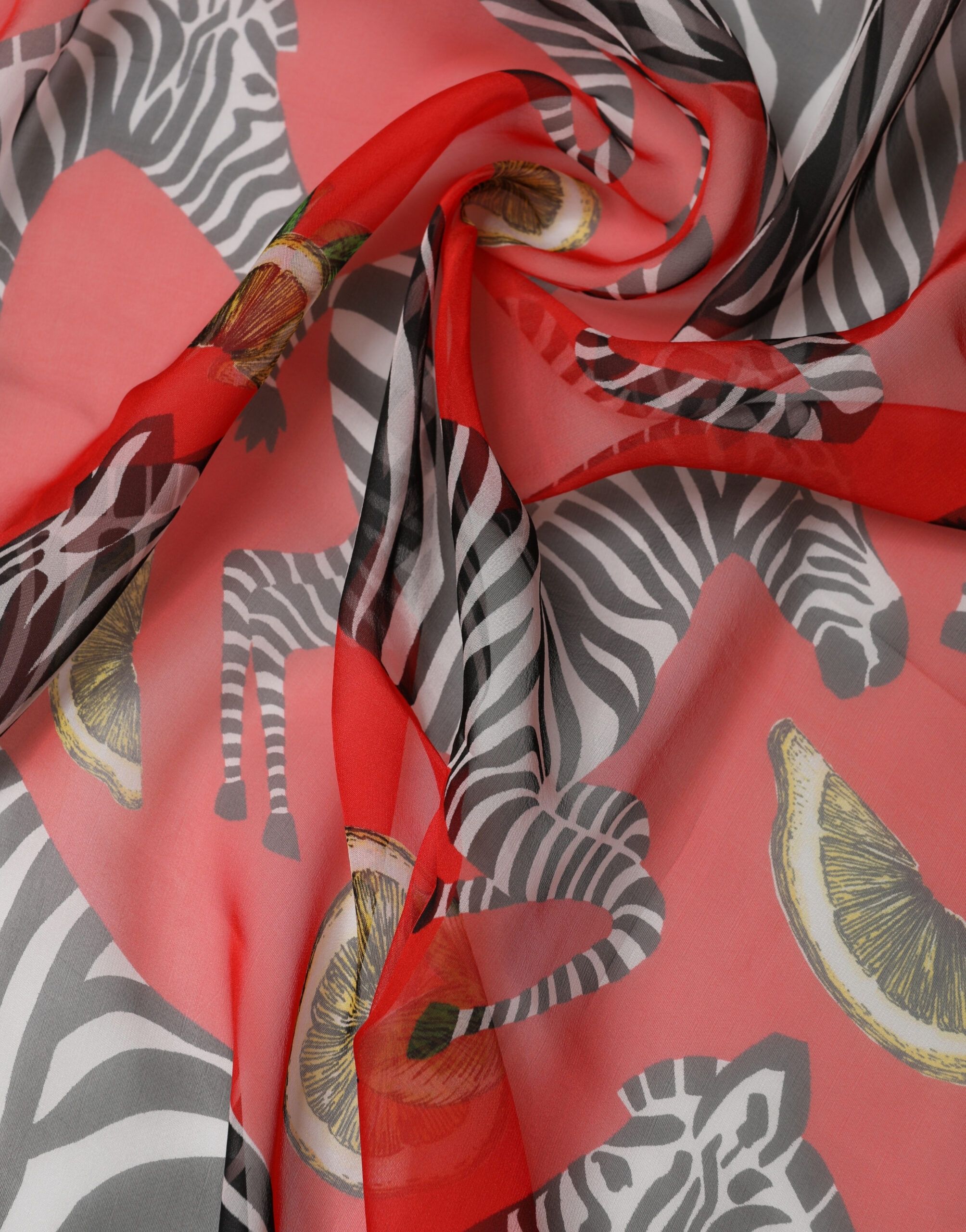 Zebra Print Silk Wrap Shawl Stole 200cm x 132cm Women's Scarf - Dolce & Gabbana - Modalova
