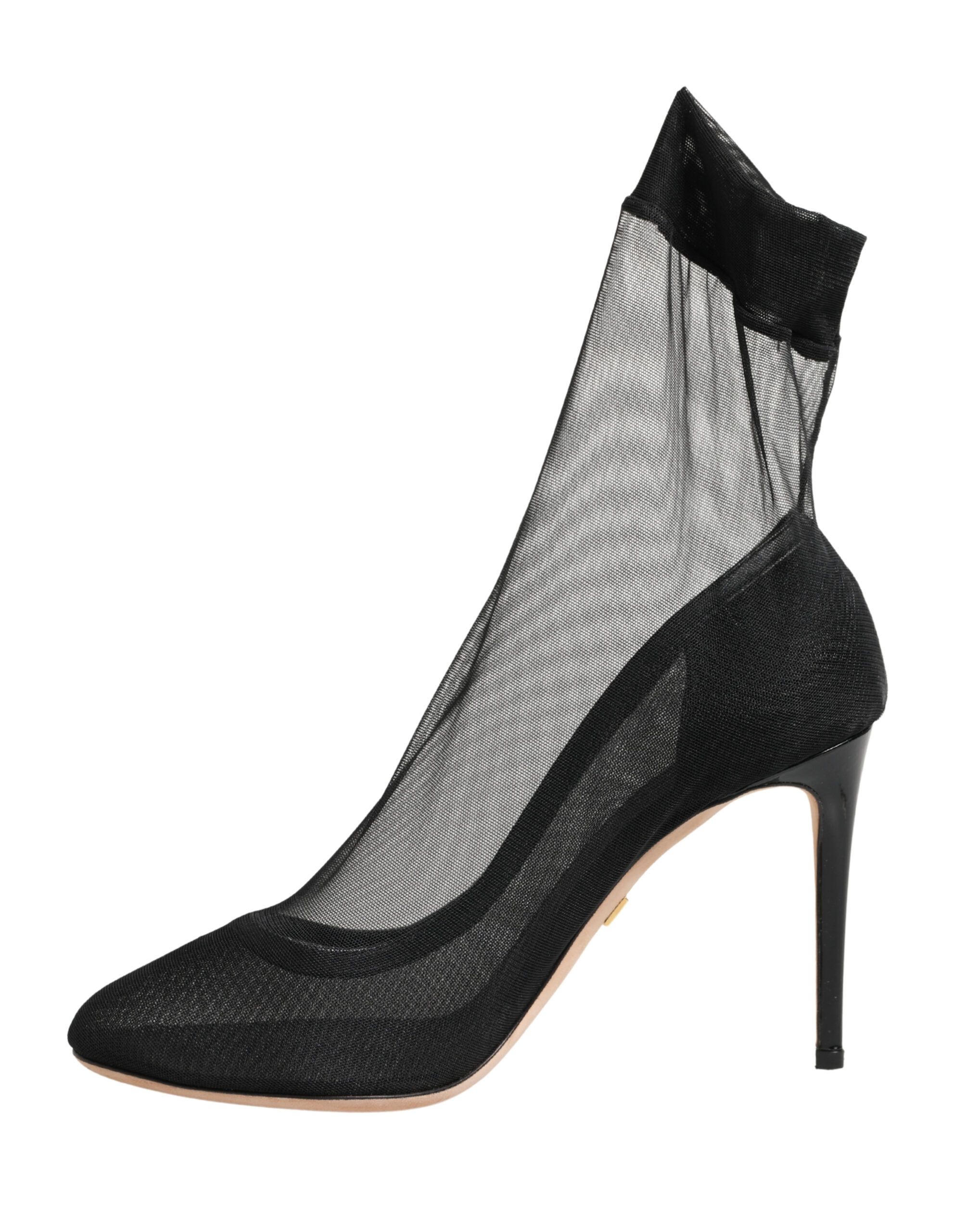 Nylon Stretch Mesh Sock Boots Women's Shoes (Pre-Owned) - Dolce & Gabbana - Modalova