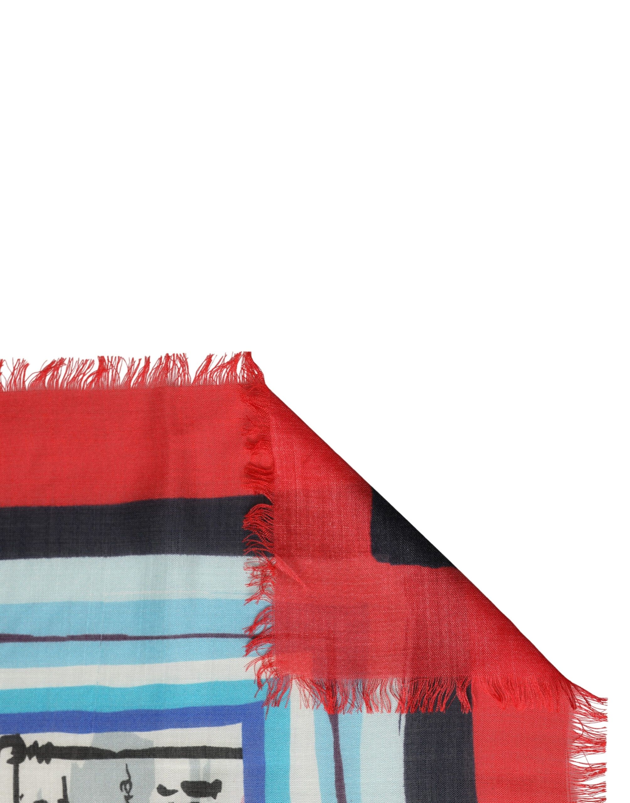 Milano Print Cashmere 134cm x 130cm Men Men's Scarf (Pre-Owned) - Dolce & Gabbana - Modalova