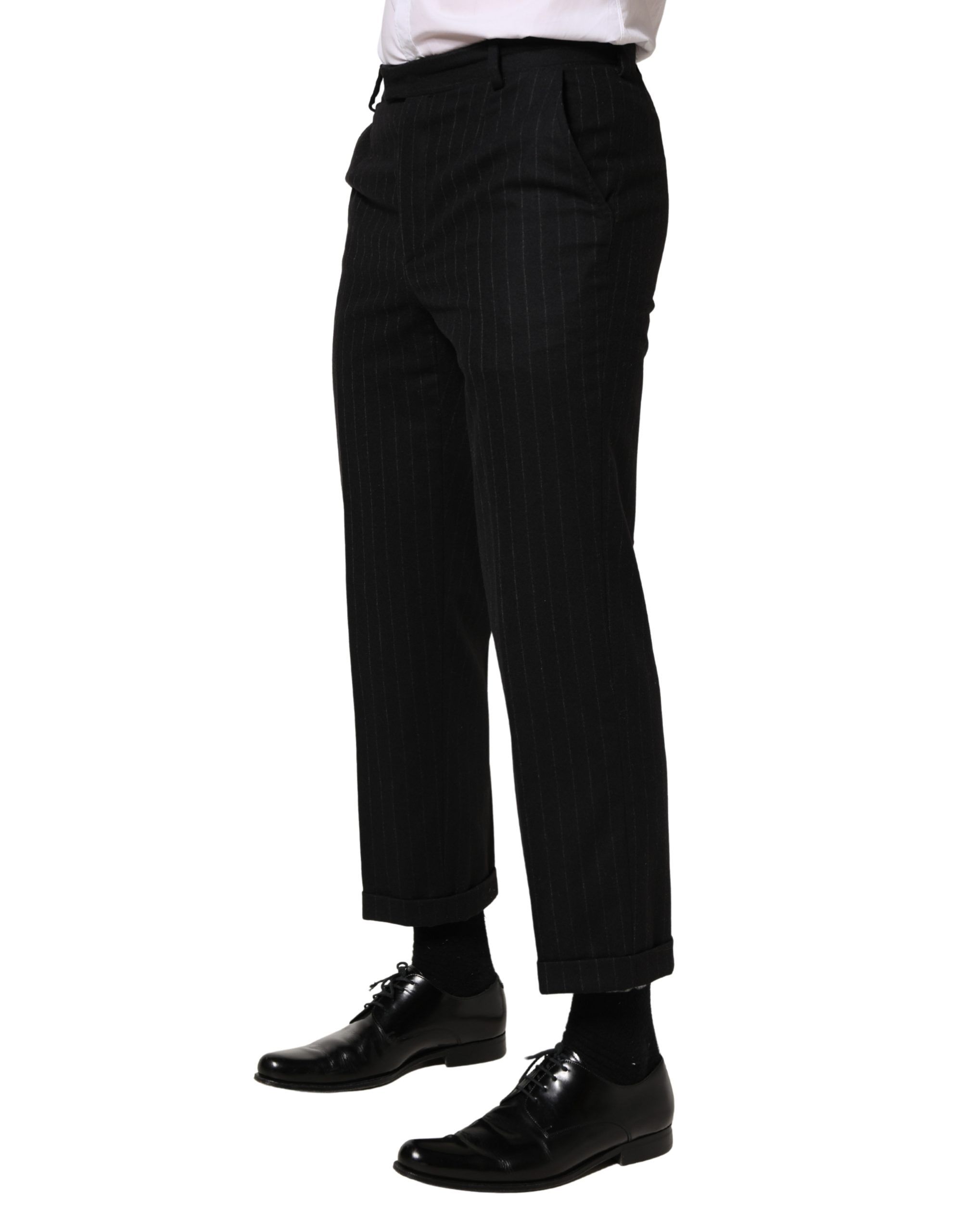Stripes Wool Dress Formal Trouser Men's Pants - Dolce & Gabbana - Modalova