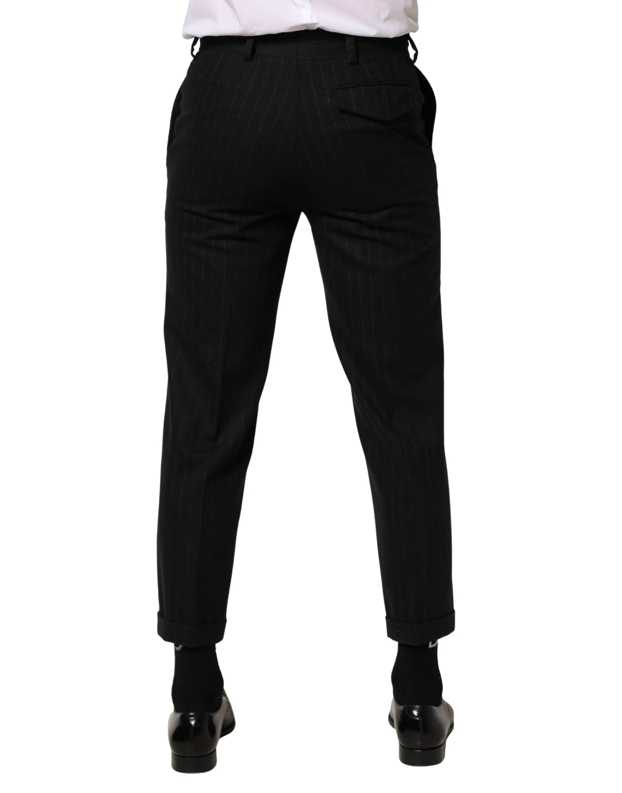 Stripes Wool Dress Formal Trouser Men's Pants - Dolce & Gabbana - Modalova