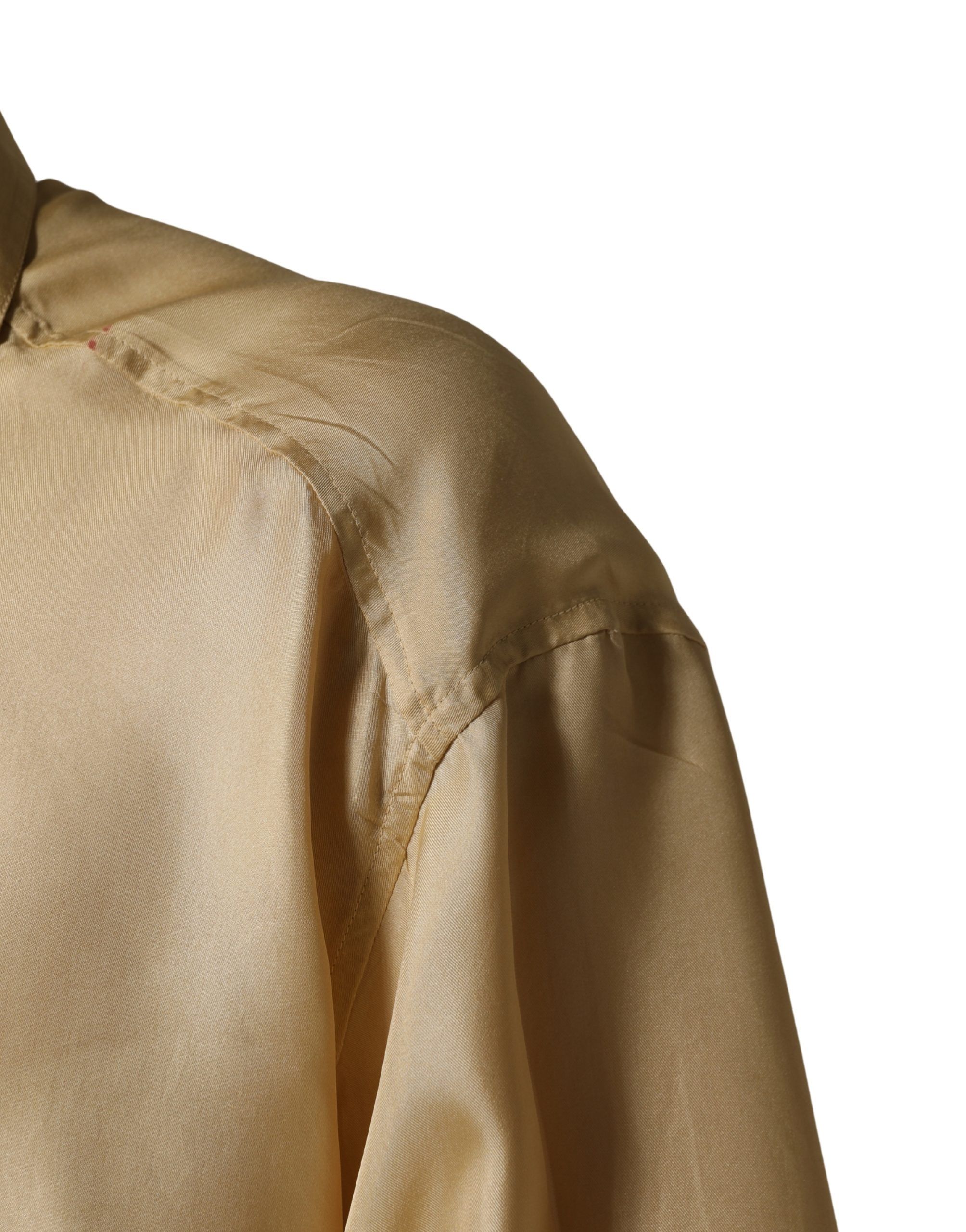 Silk Button Down Men Oversize Men's Shirt (Pre-Owned) - Dolce & Gabbana - Modalova