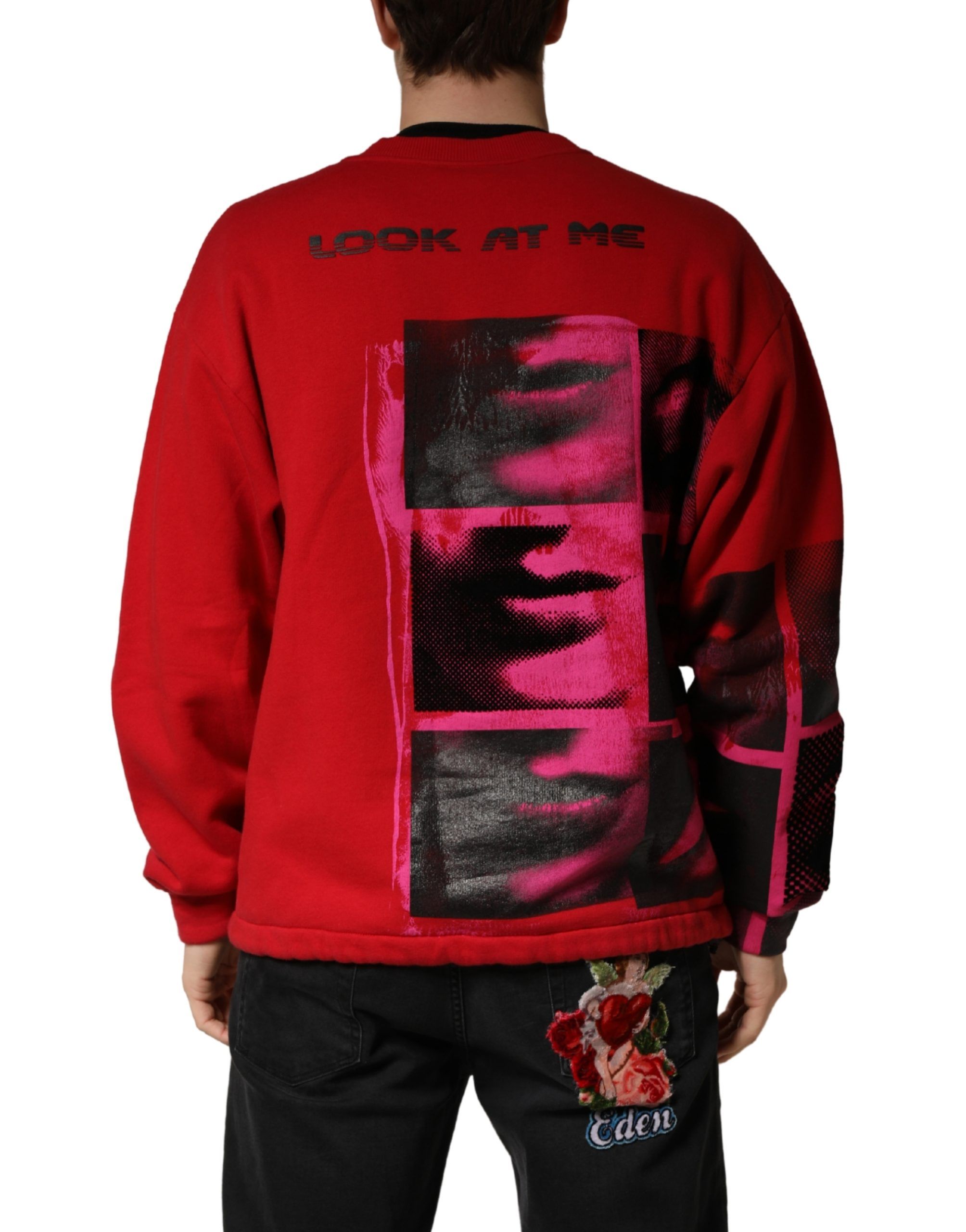 Graphic Crew Neck Men Sweatshirt Men's Sweater - Dolce & Gabbana - Modalova