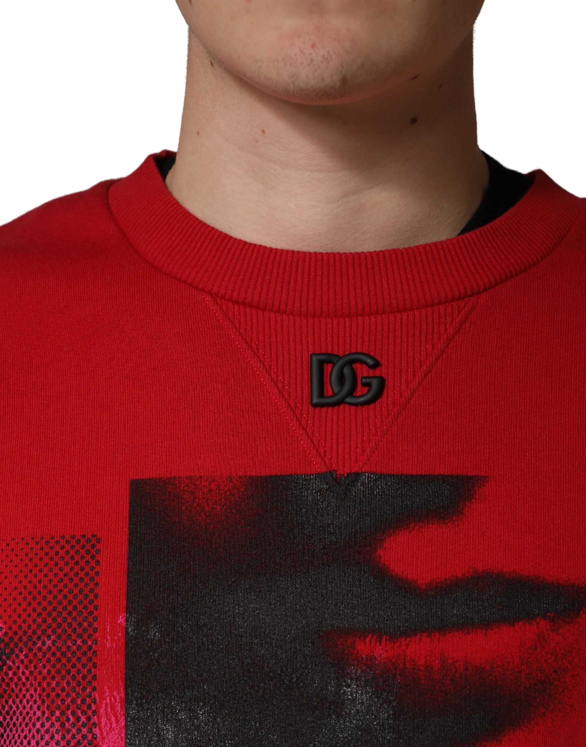 Graphic Crew Neck Men Sweatshirt Men's Sweater - Dolce & Gabbana - Modalova