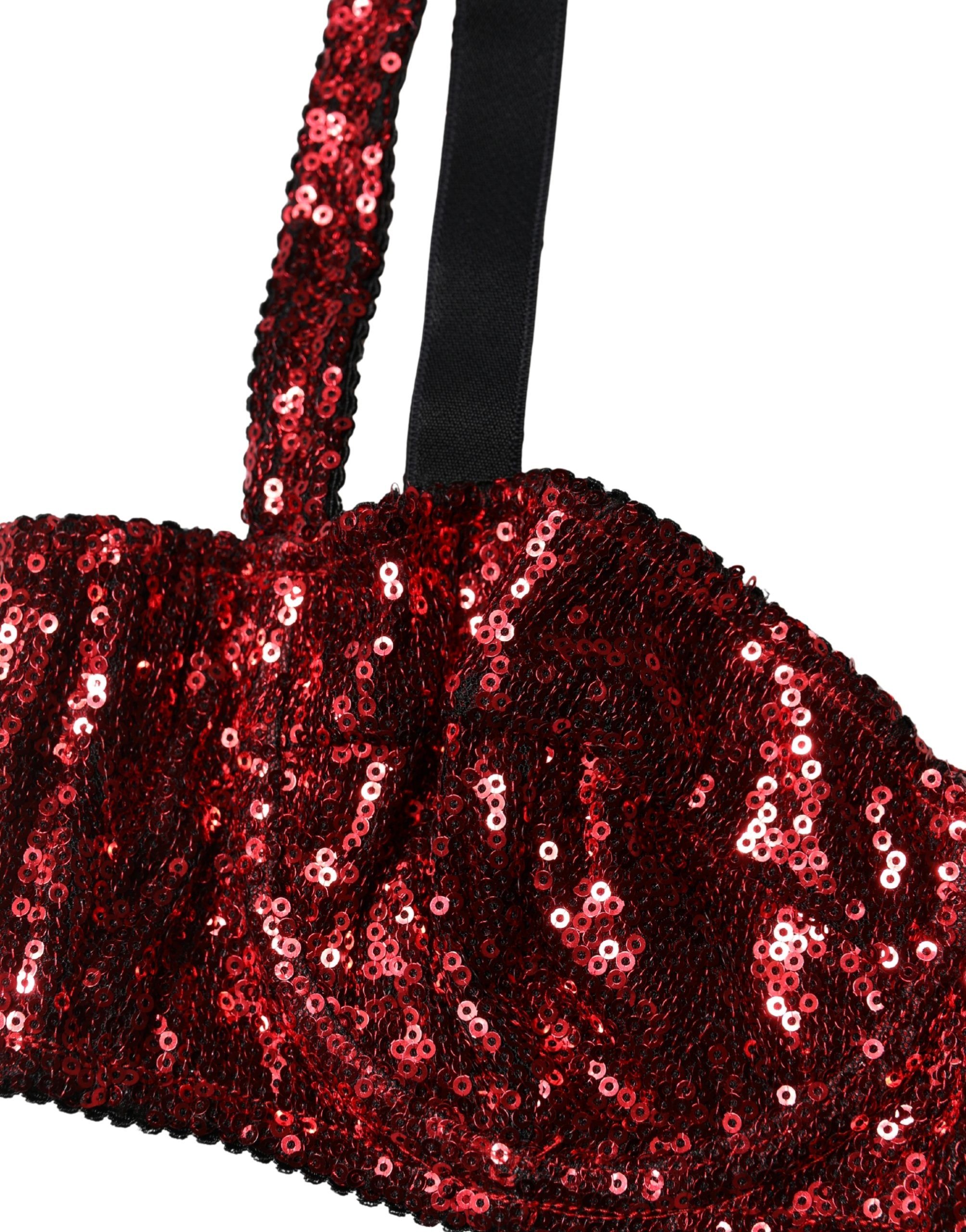 Sequined Nylon Balconnet Bra Women's Underwear - Dolce & Gabbana - Modalova