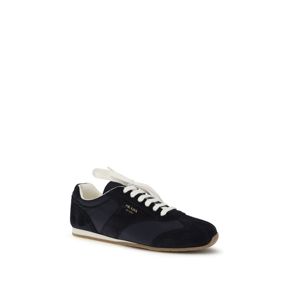 Calf Leather Bos Taurus Athletic Men's Sneakers - Prada - Modalova