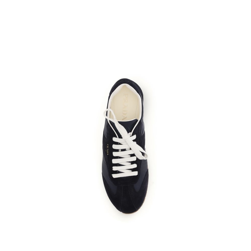 Calf Leather Bos Taurus Athletic Men's Sneakers - Prada - Modalova