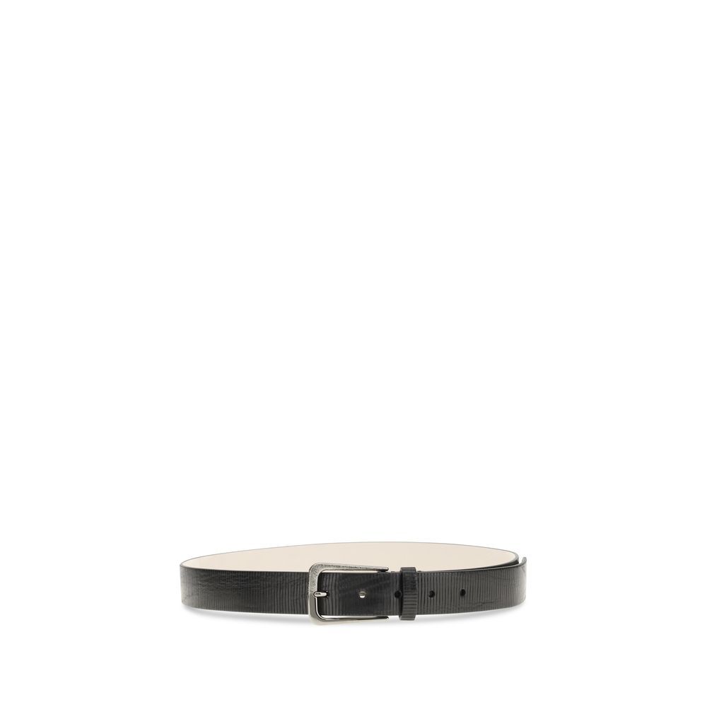 Calf Leather Bos Taurus Regular Women's Belt - Brunello Cucinelli - Modalova