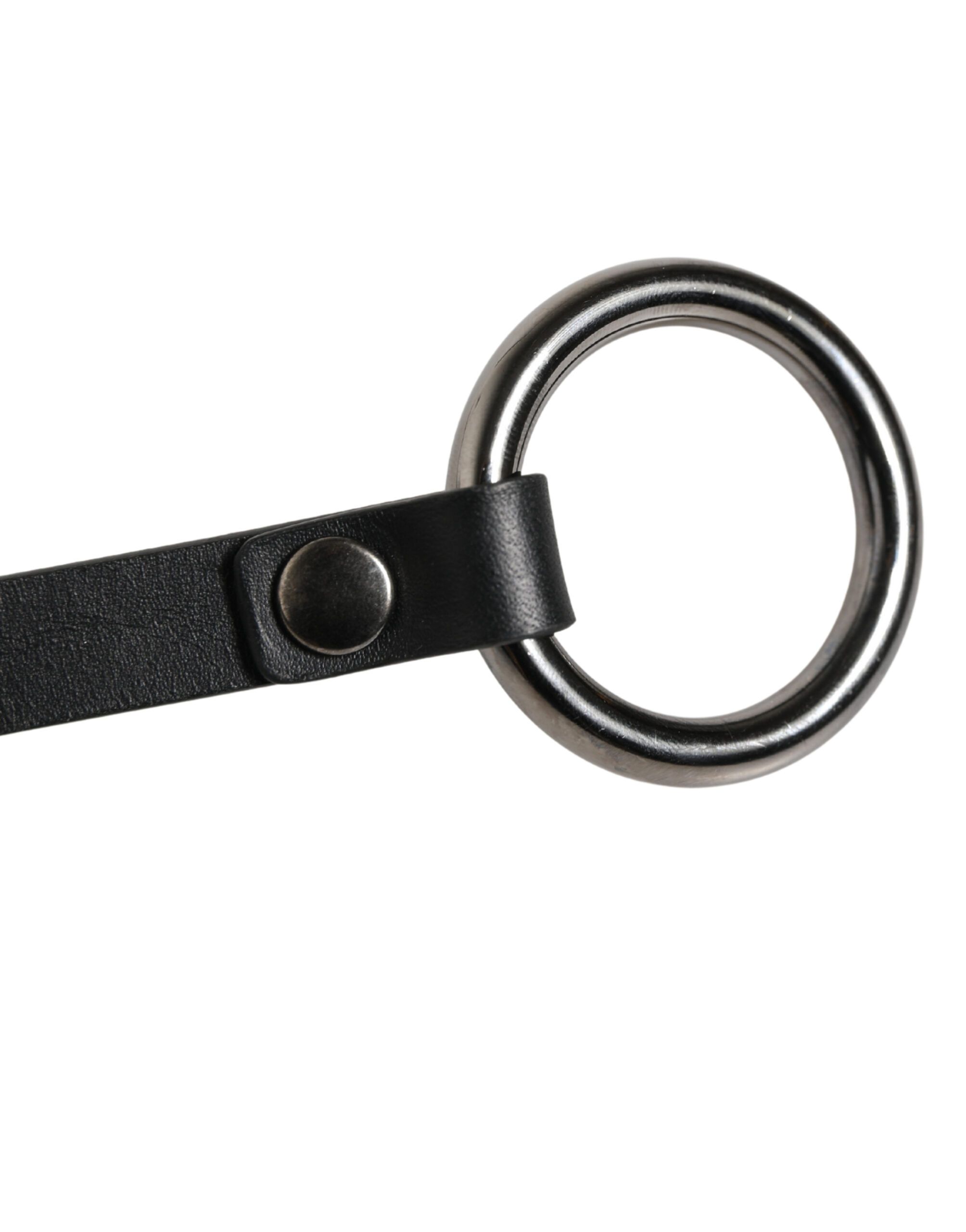Leather Silver Chain Waist Men Men's Belt - Dolce & Gabbana - Modalova