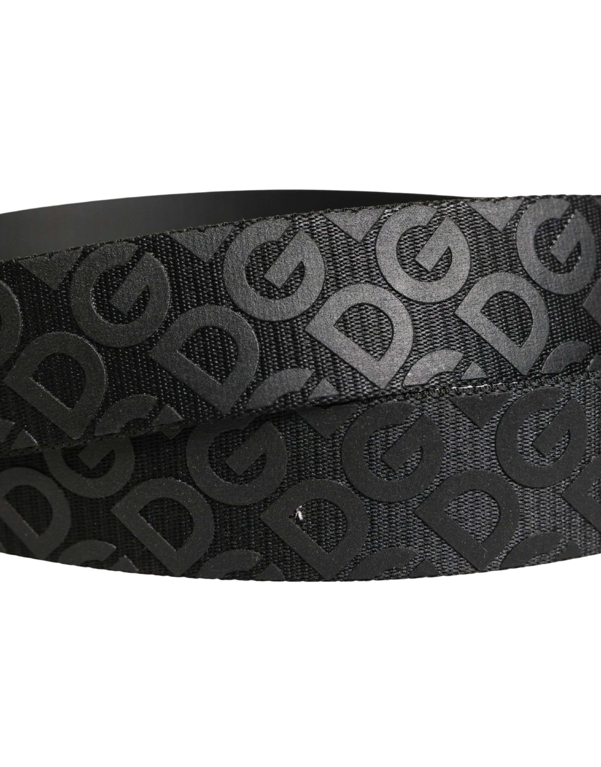 Logo Monogram Silver Metal Buckle Men's Belt - Dolce & Gabbana - Modalova