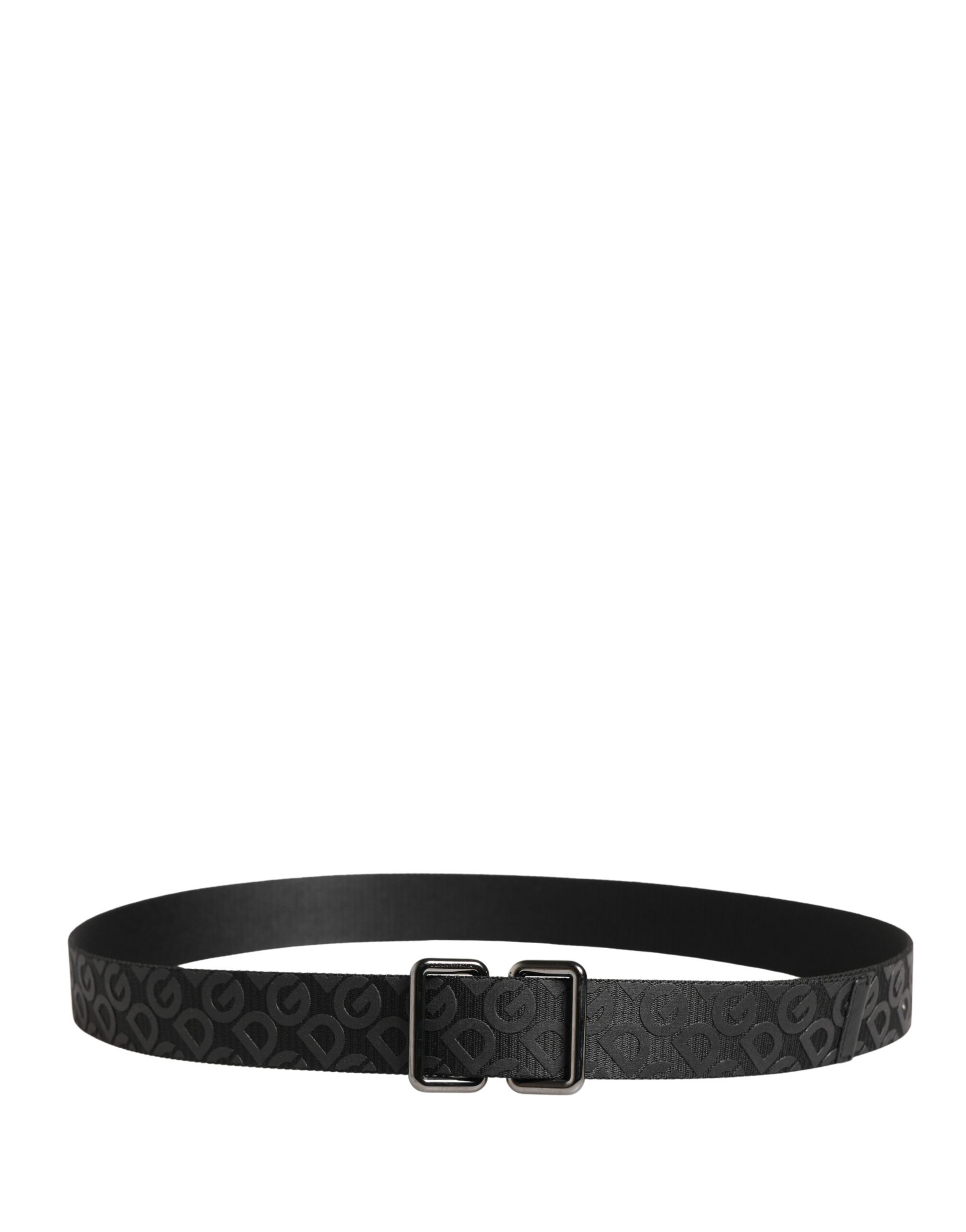 Logo Monogram Silver Metal Buckle Men's Belt - Dolce & Gabbana - Modalova