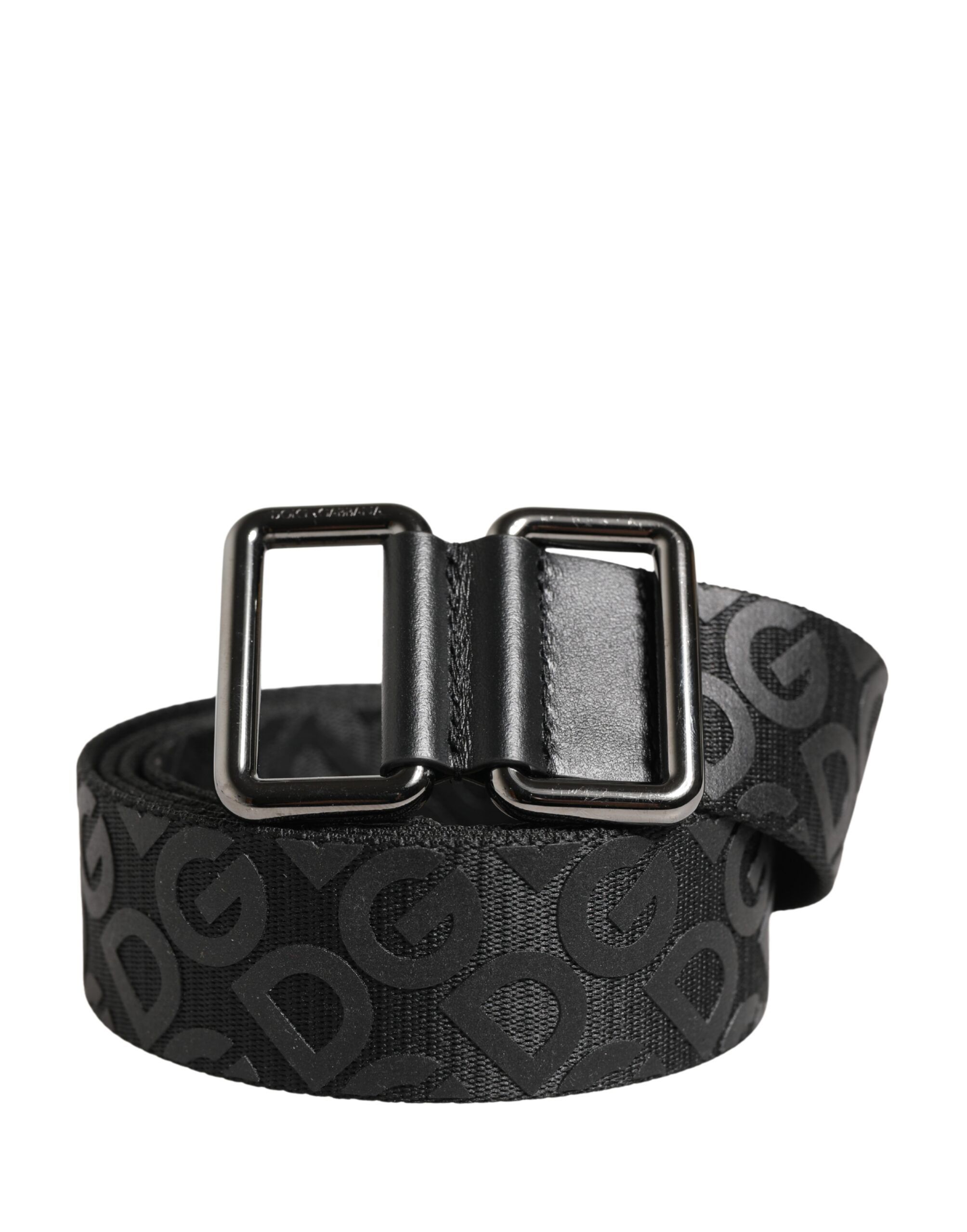 Logo Monogram Silver Metal Buckle Men's Belt (Pre-Owned) - Dolce & Gabbana - Modalova