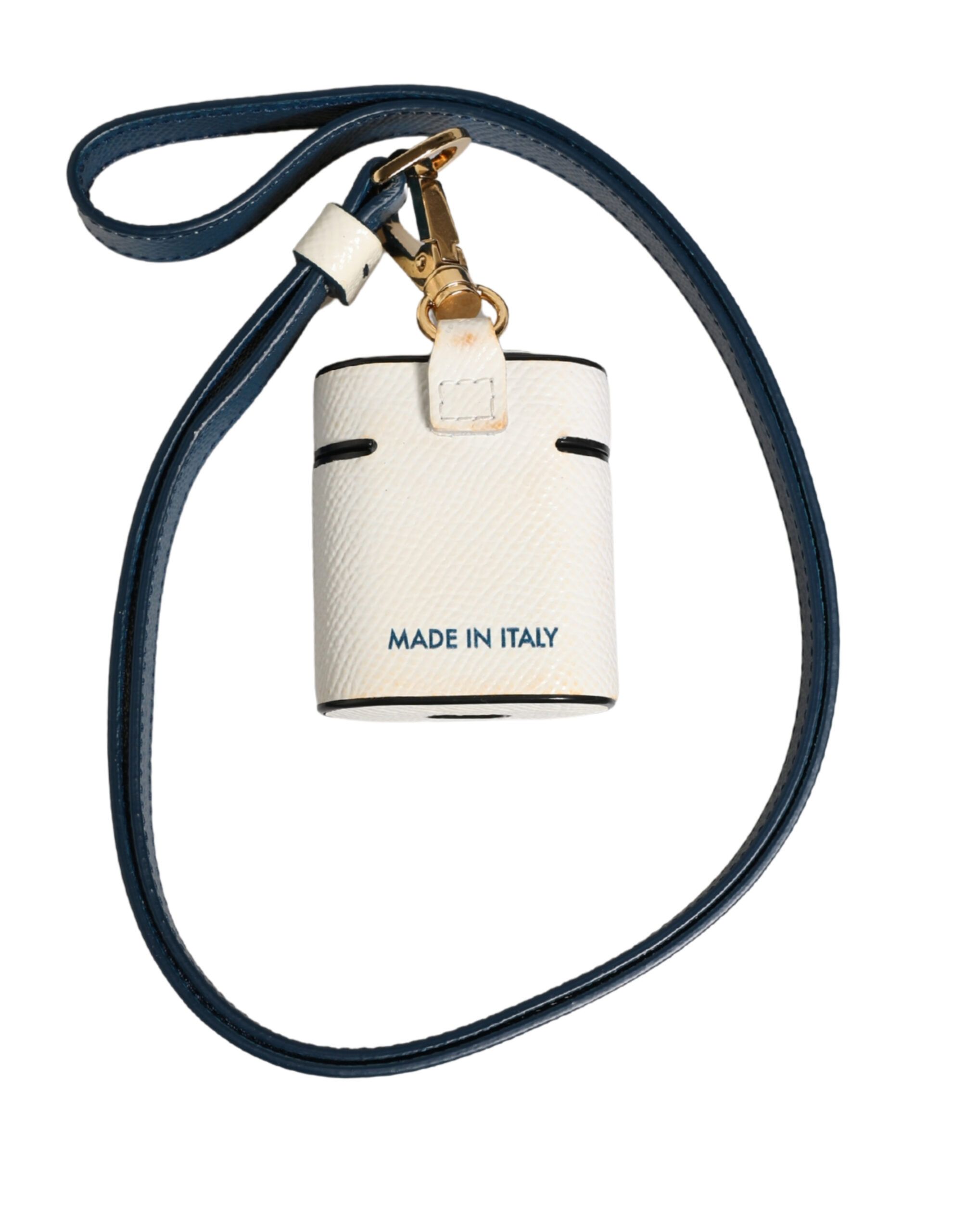 Calf Leather Logo Flip Holder Strap Airpods Women's Case (Pre-Owned) - Dolce & Gabbana - Modalova