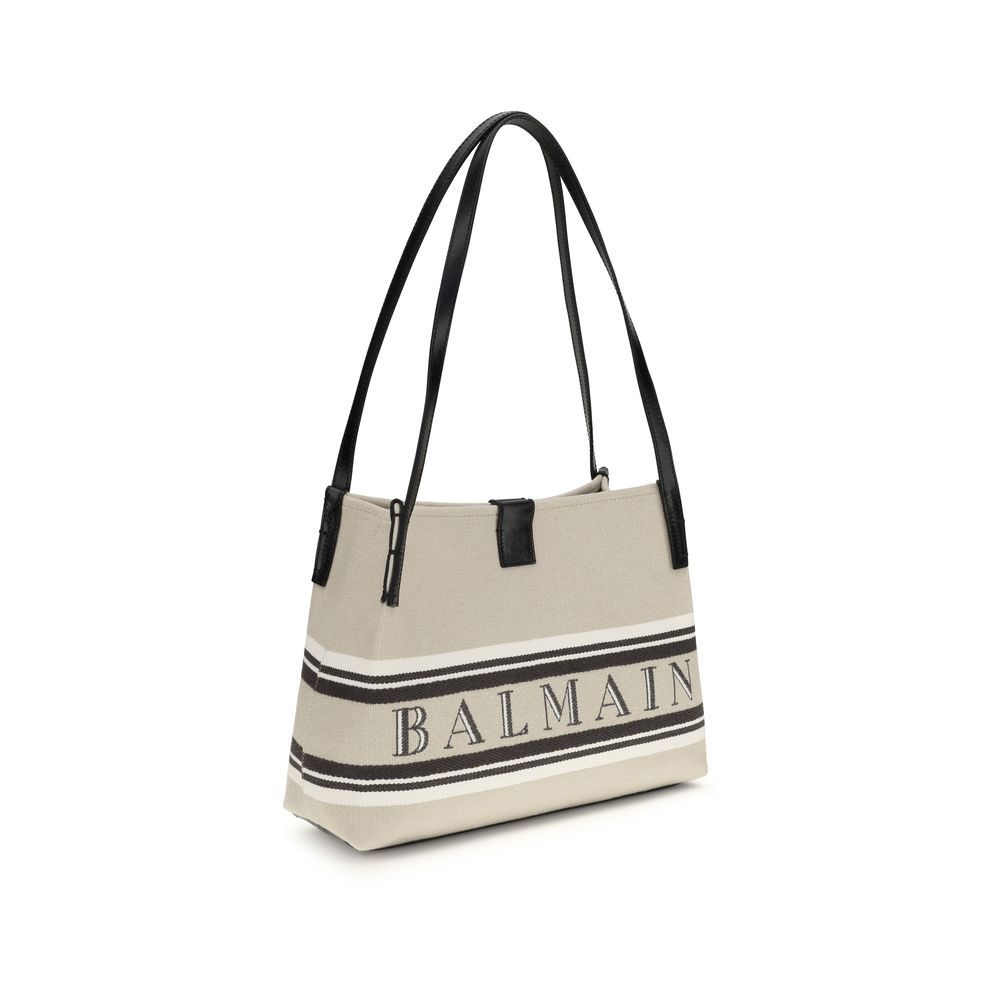 Cotton Shoulder Women's Bag - Balmain - Modalova