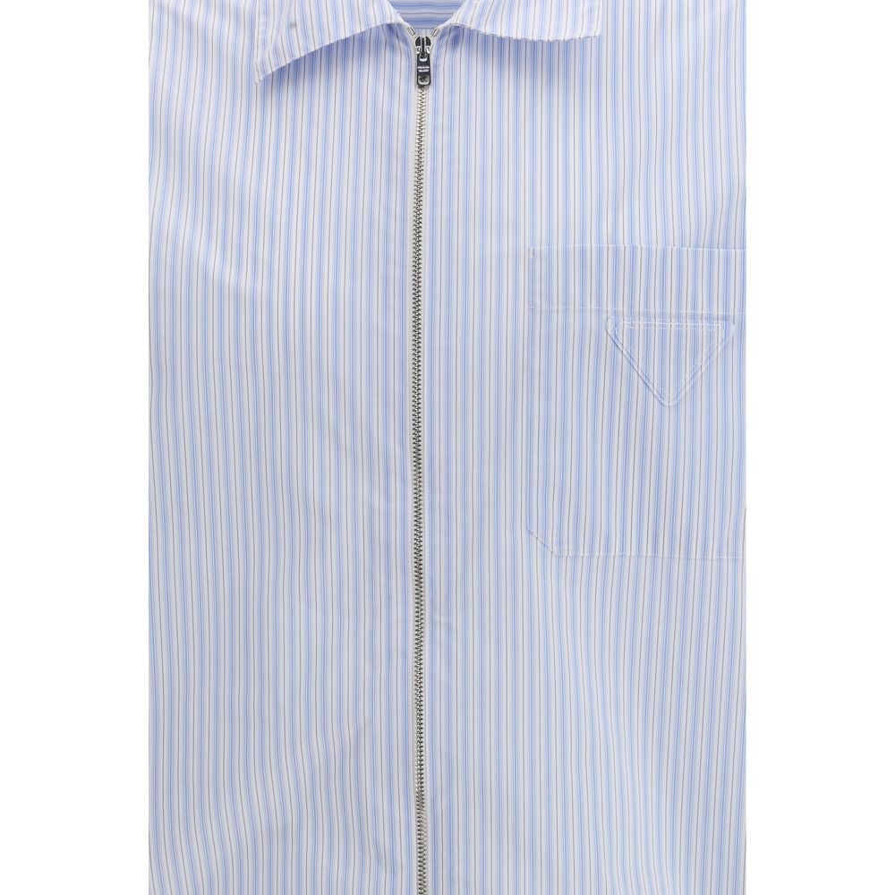 Polyamide Pattern Men's Shirt - Prada - Modalova