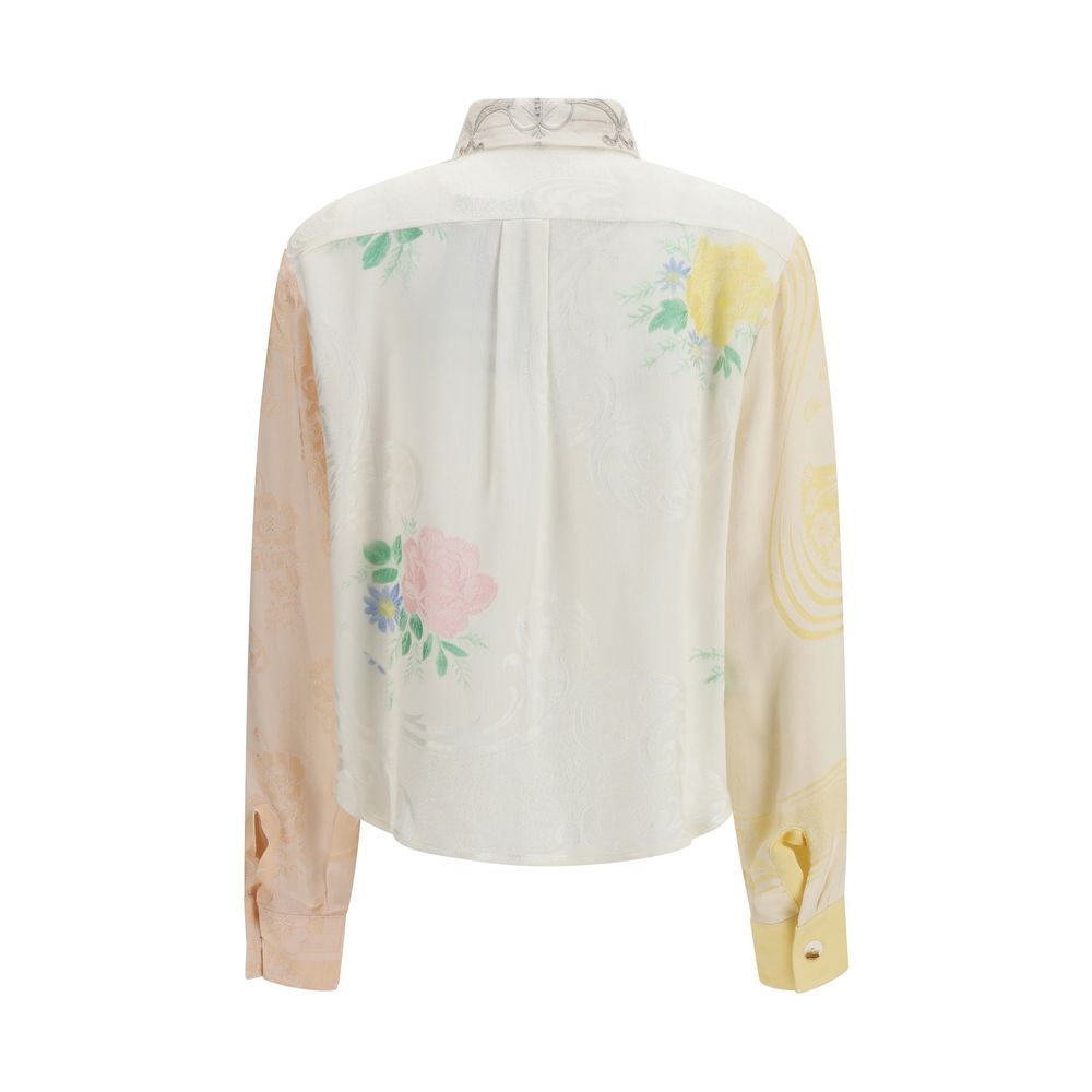 Cotton Pattern Women's Shirt - E.L.V. DENIM - Modalova