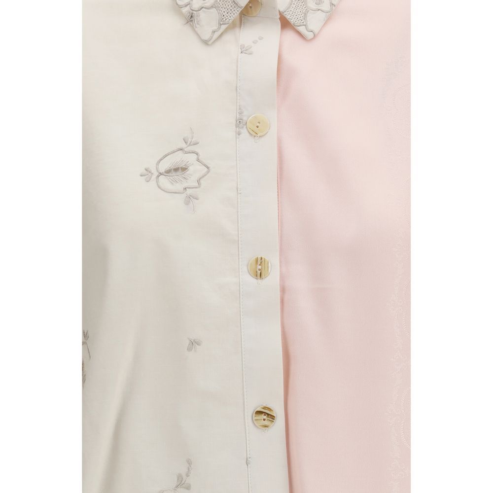 Cotton Pattern Women's Shirt - E.L.V. DENIM - Modalova
