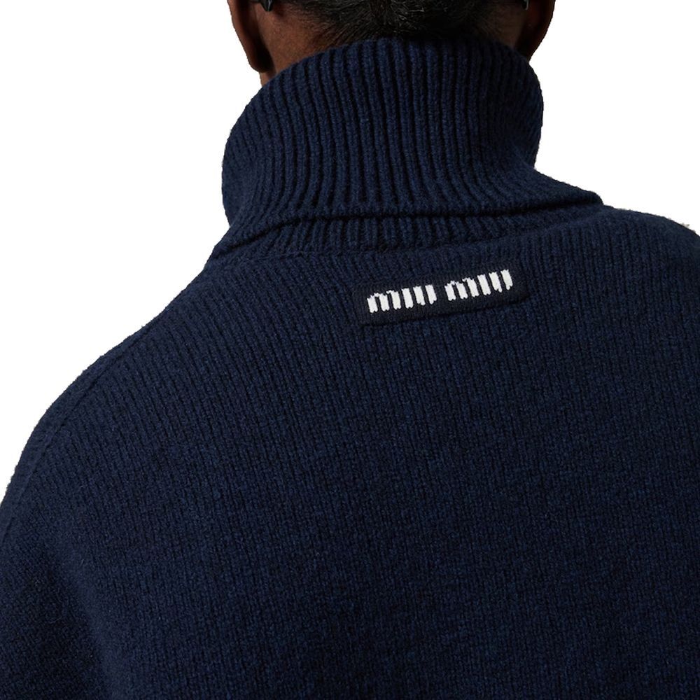 Cashmere Women's Turtleneck - Miu Miu - Modalova