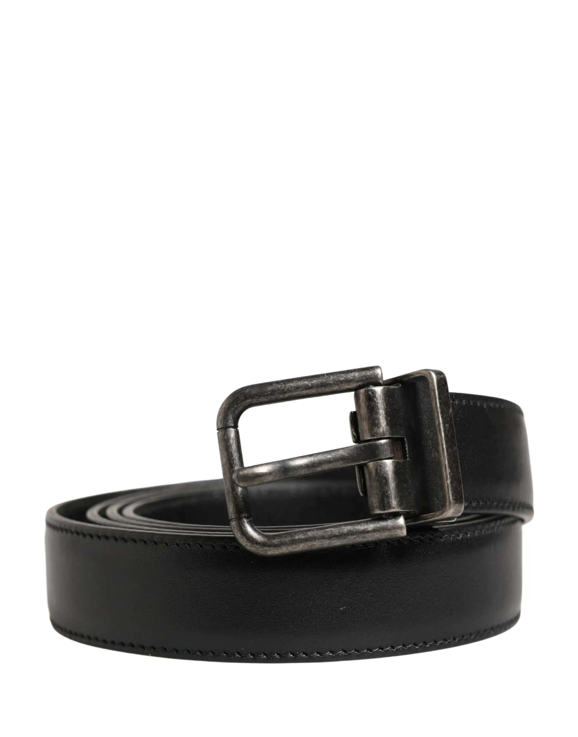 Men Classic Leather Metal Buckle Men's Belt - Dolce & Gabbana - Modalova