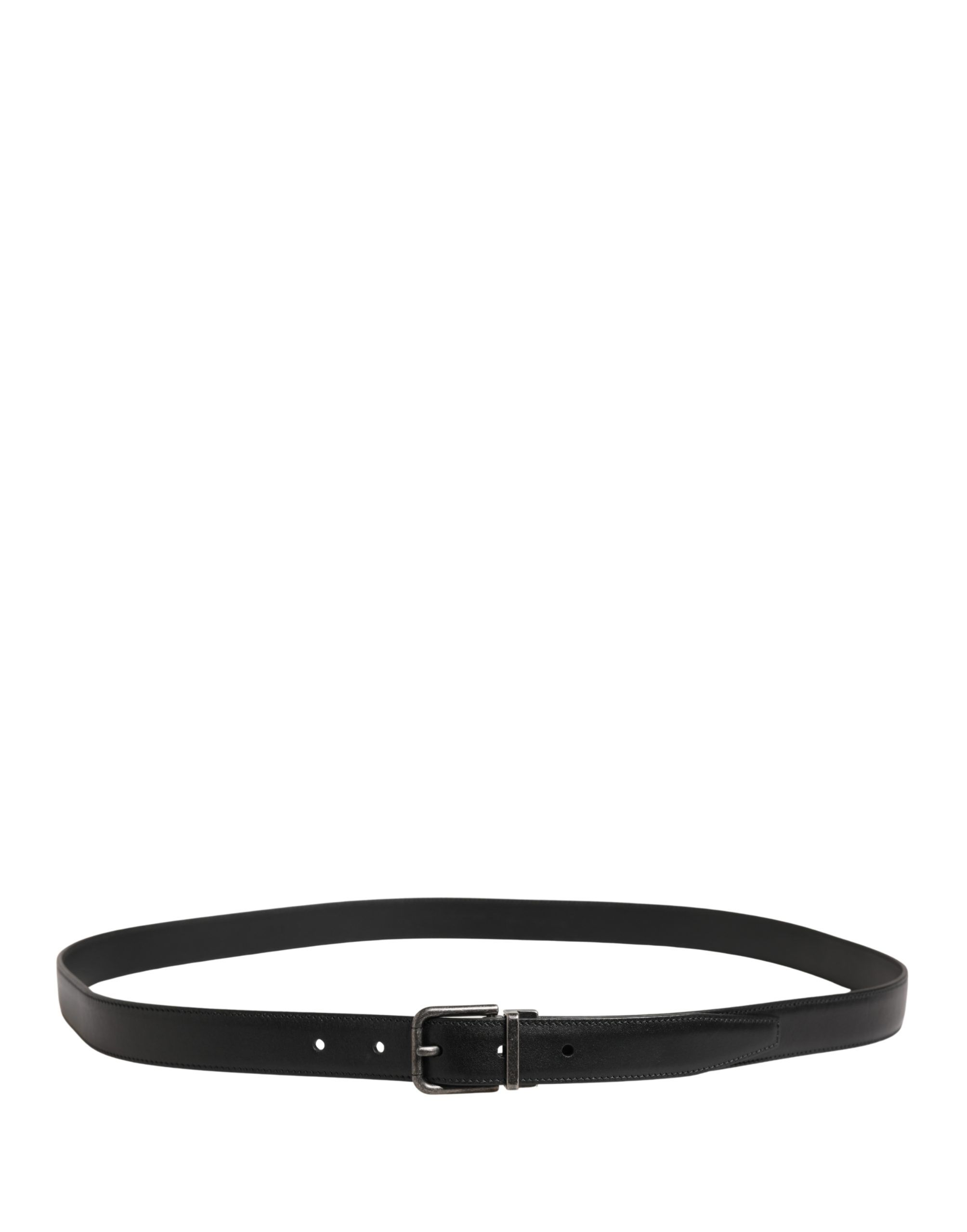 Men Classic Leather Metal Buckle Men's Belt - Dolce & Gabbana - Modalova